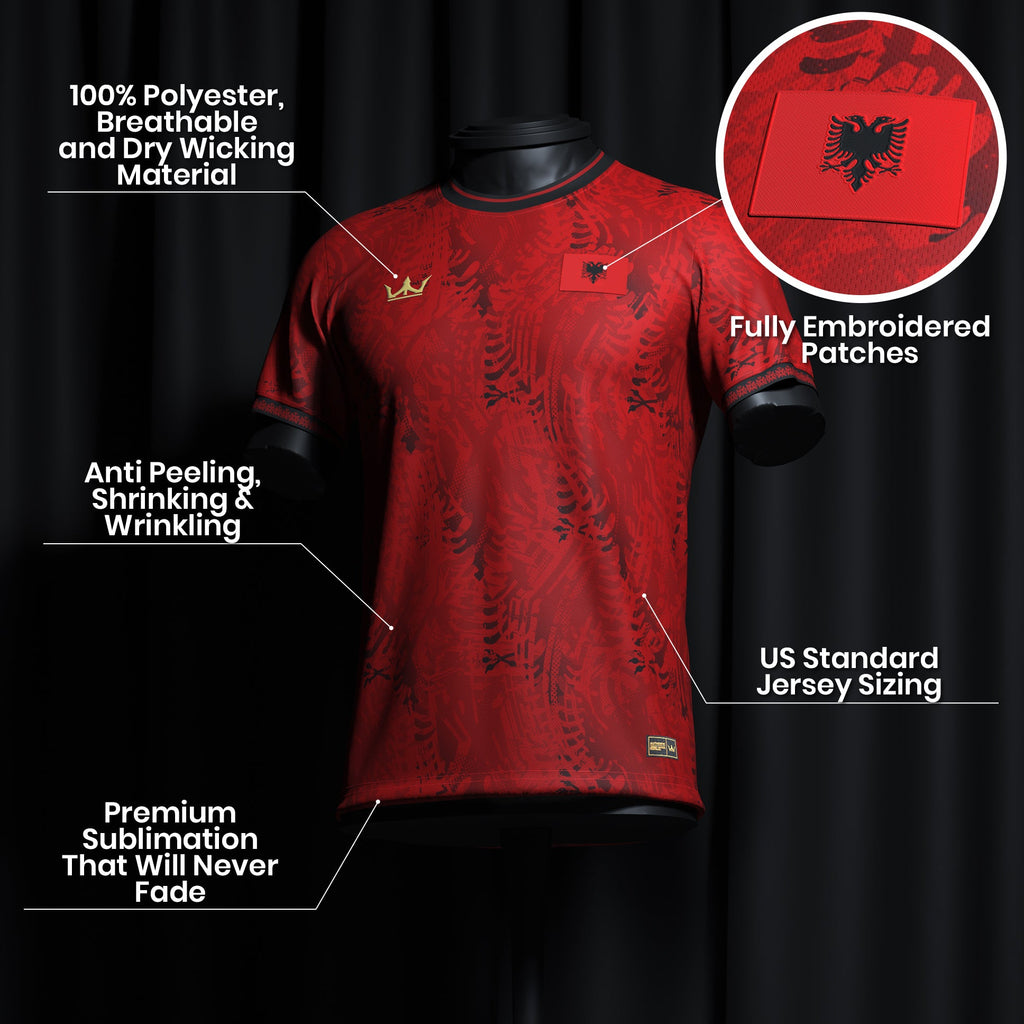 Albania Heritage Custom Football Jersey