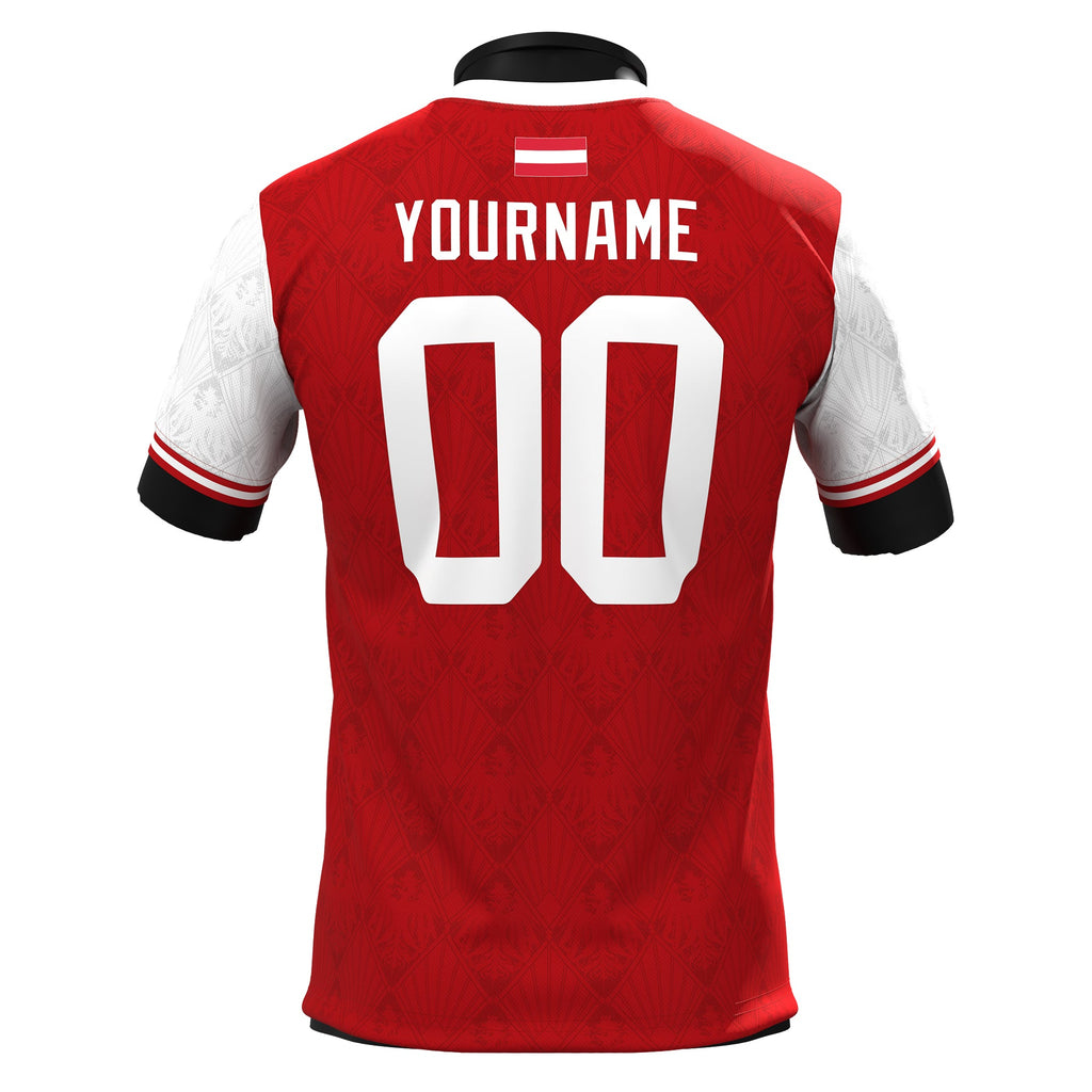 Austria Heritage Custom Football Jersey