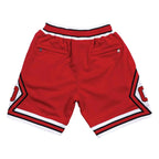Red Black-White Custom Basketball Shorts