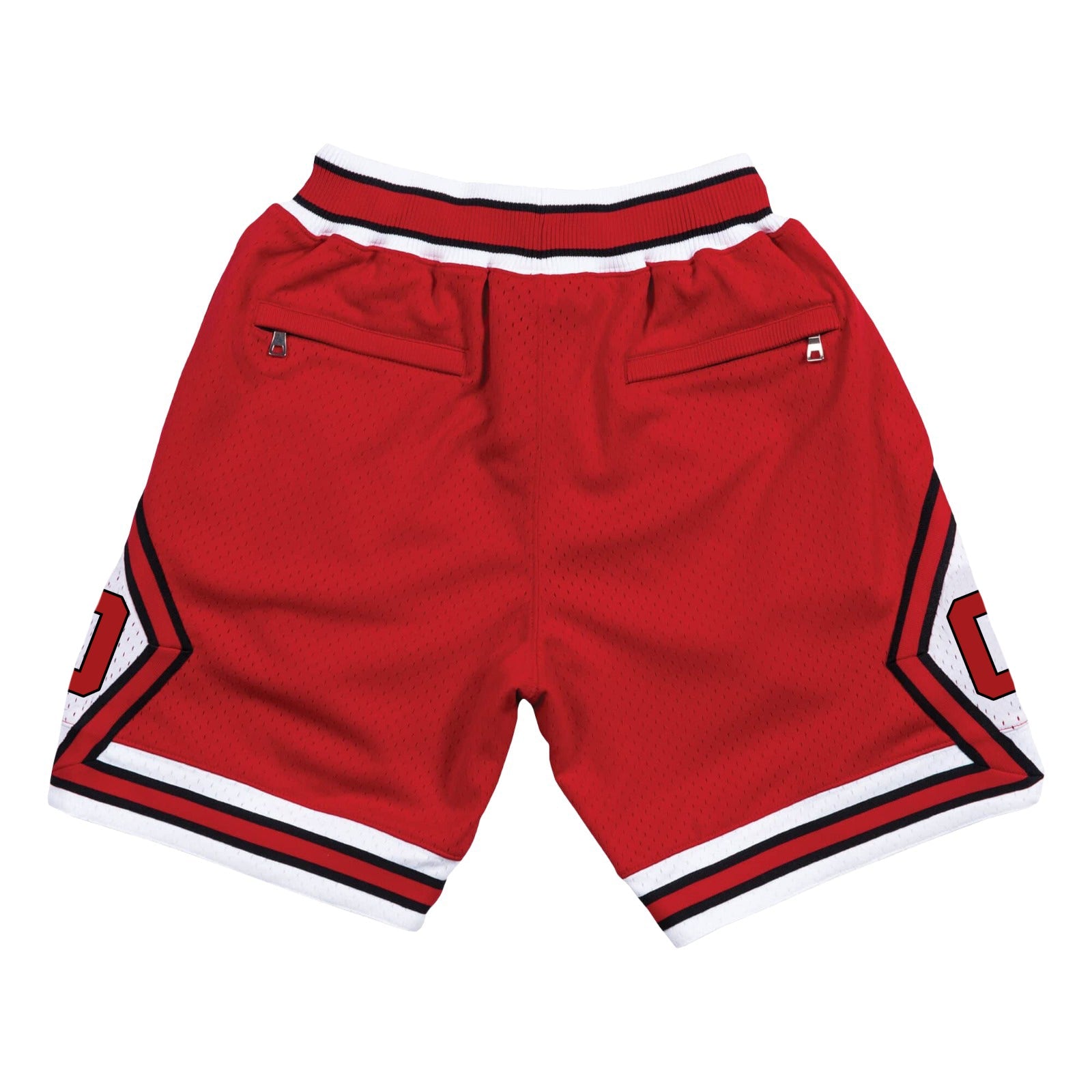 Red Black-White Custom Basketball Shorts