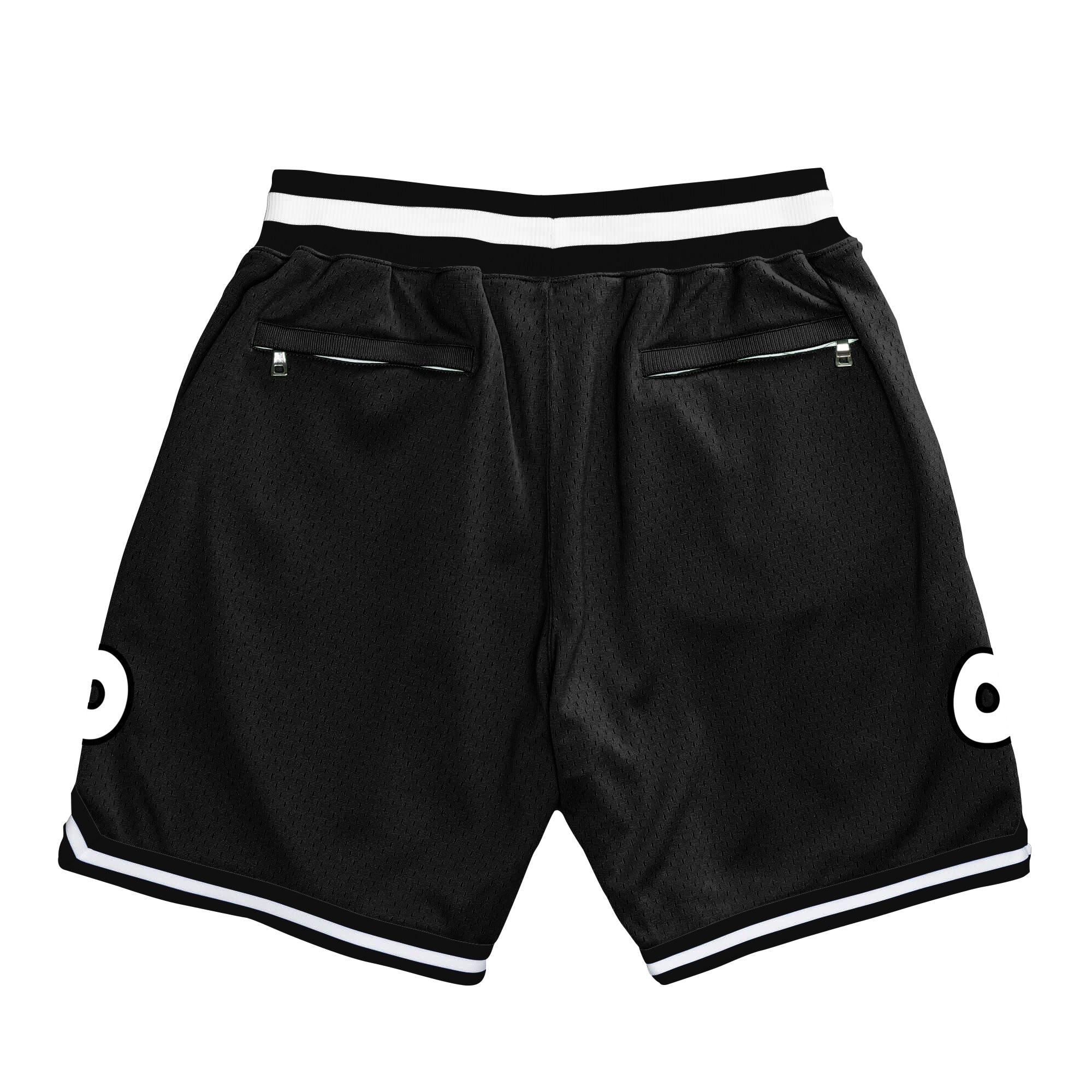 Black-White Custom Basketball Shorts