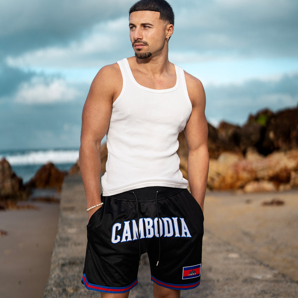 Cambodia Heritage Basketball Shorts