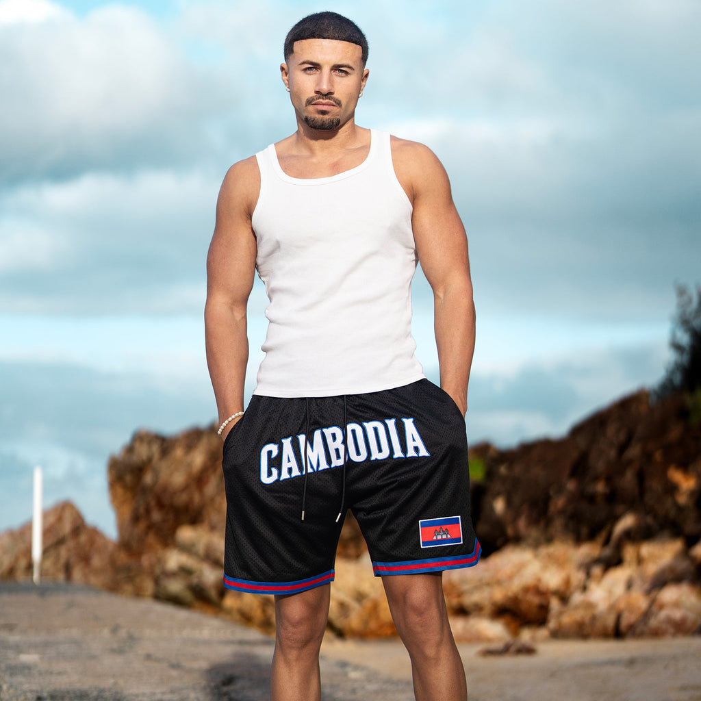 Cambodia Heritage Basketball Shorts