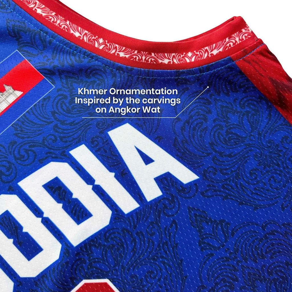 Cambodia Heritage Custom Basketball Jersey