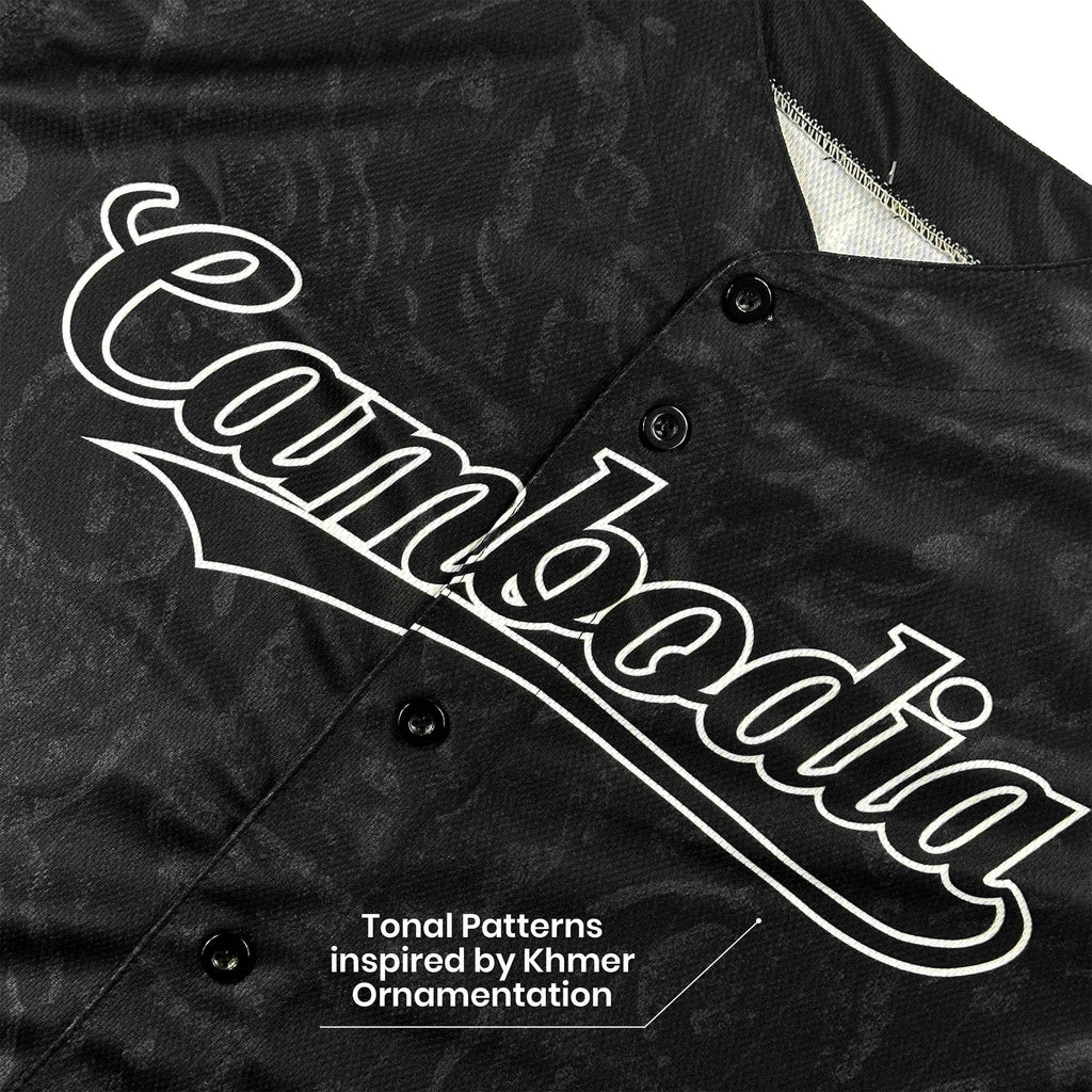 Cambodia 'Angkor Wat' Baseball Jersey