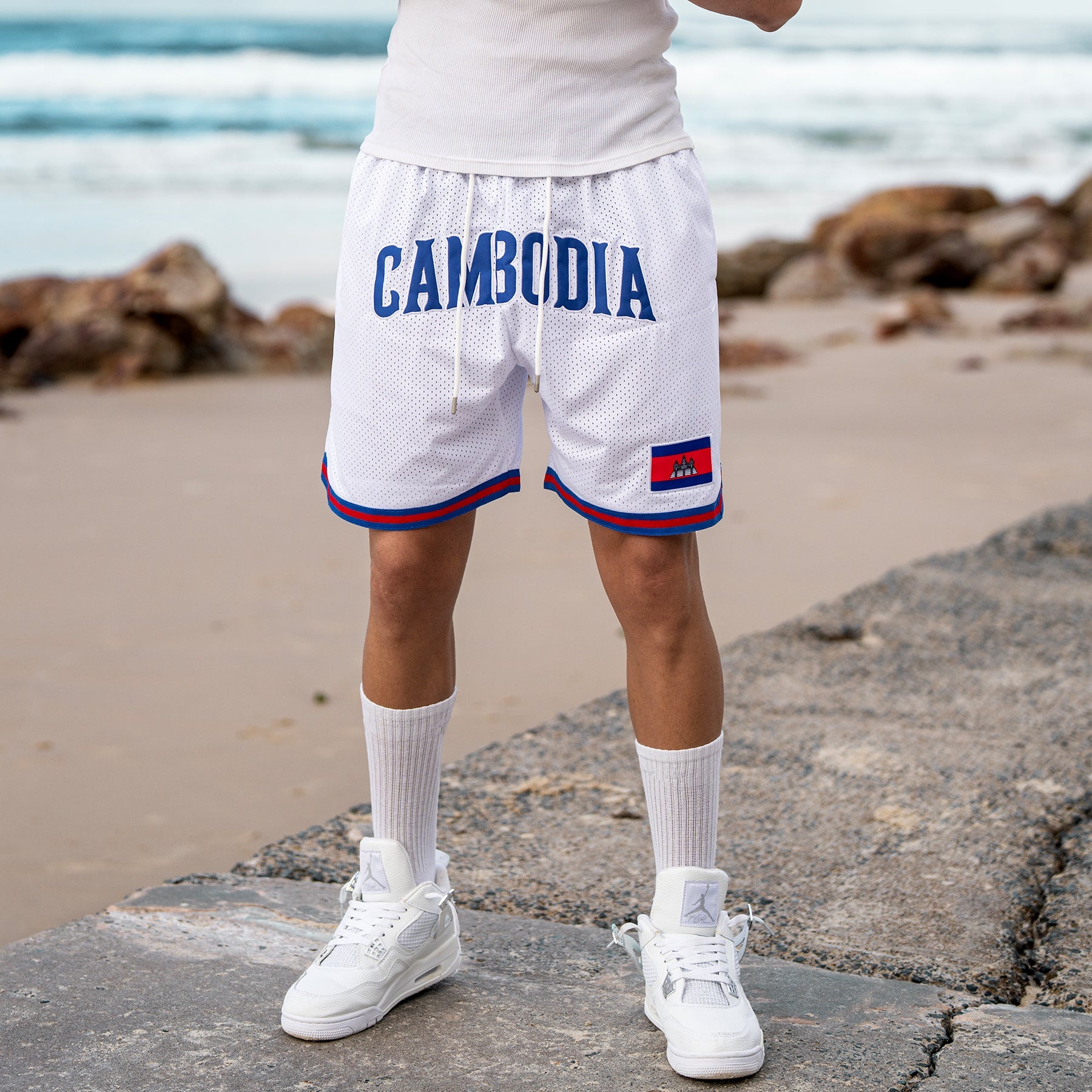 Cambodia Heritage Basketball Shorts