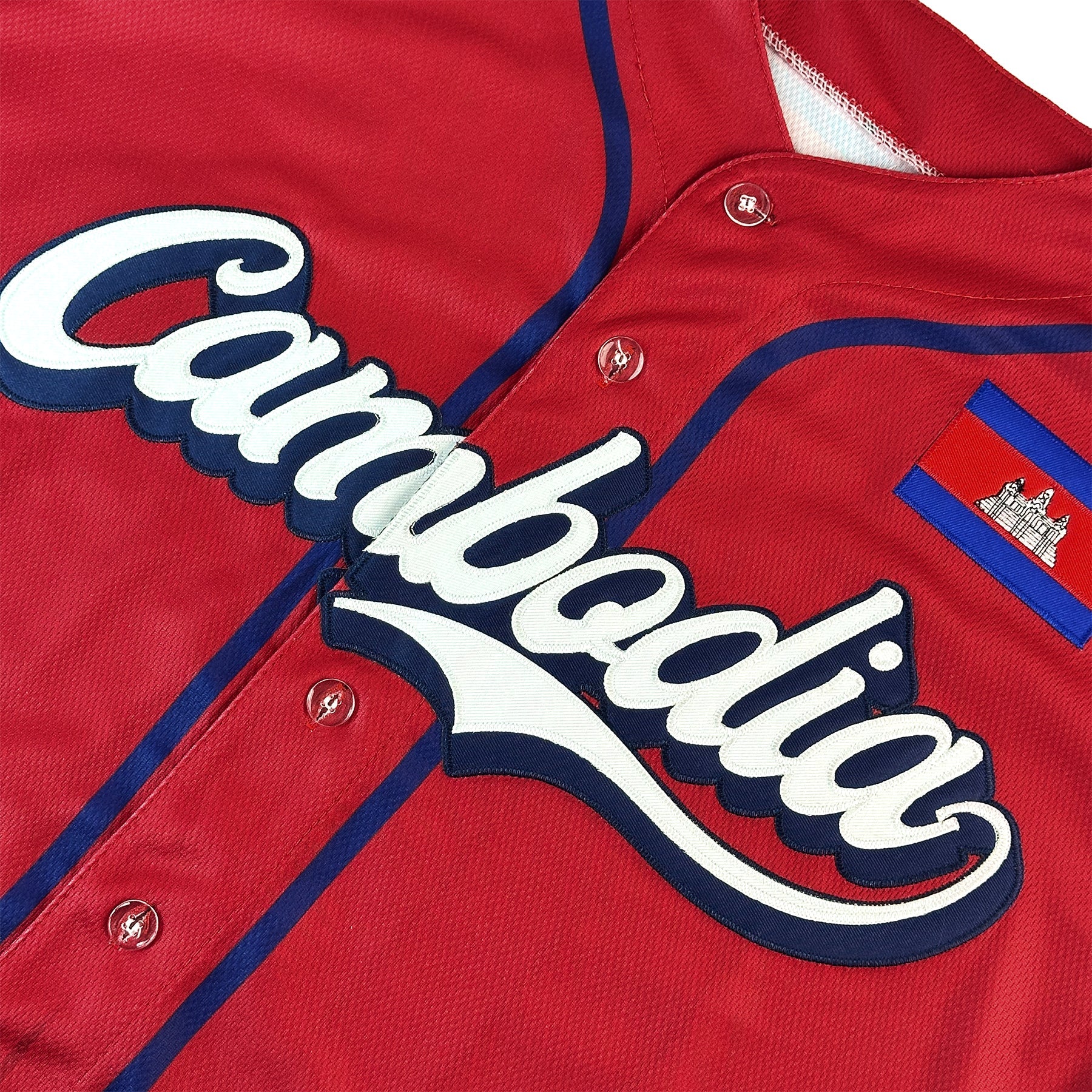 Cambodia Heritage Custom Baseball Jersey