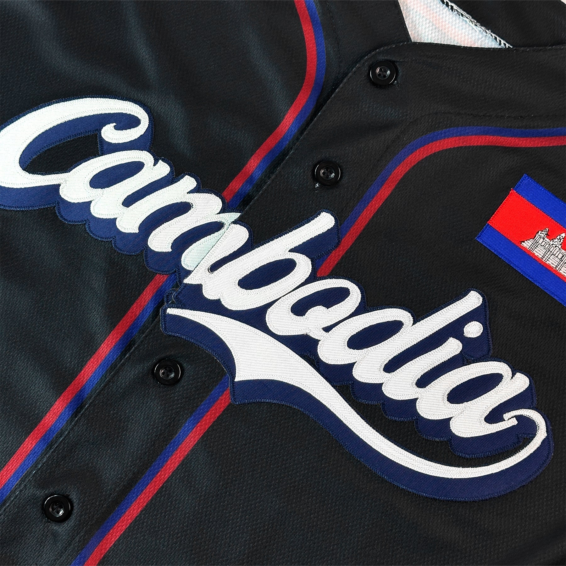 Cambodia Heritage Custom Baseball Jersey