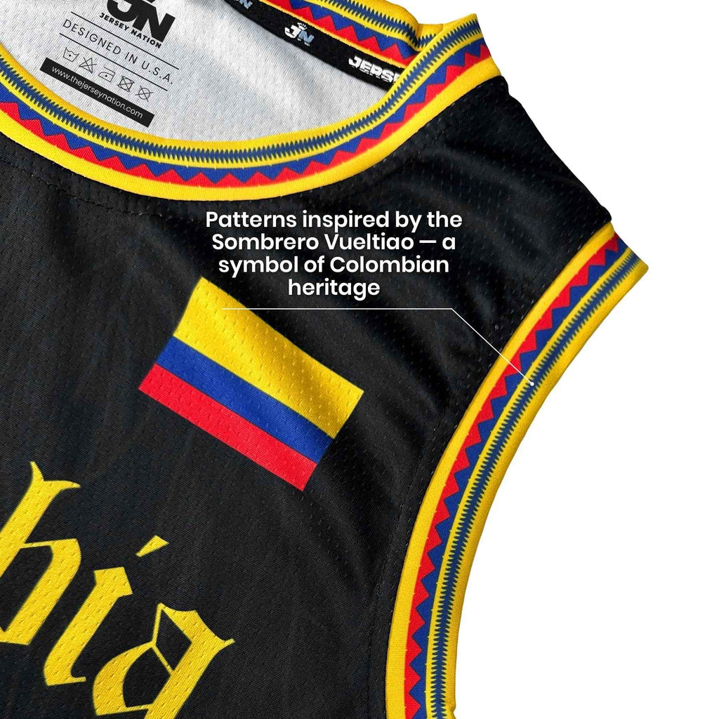 Colombia Heritage Custom Basketball Jersey