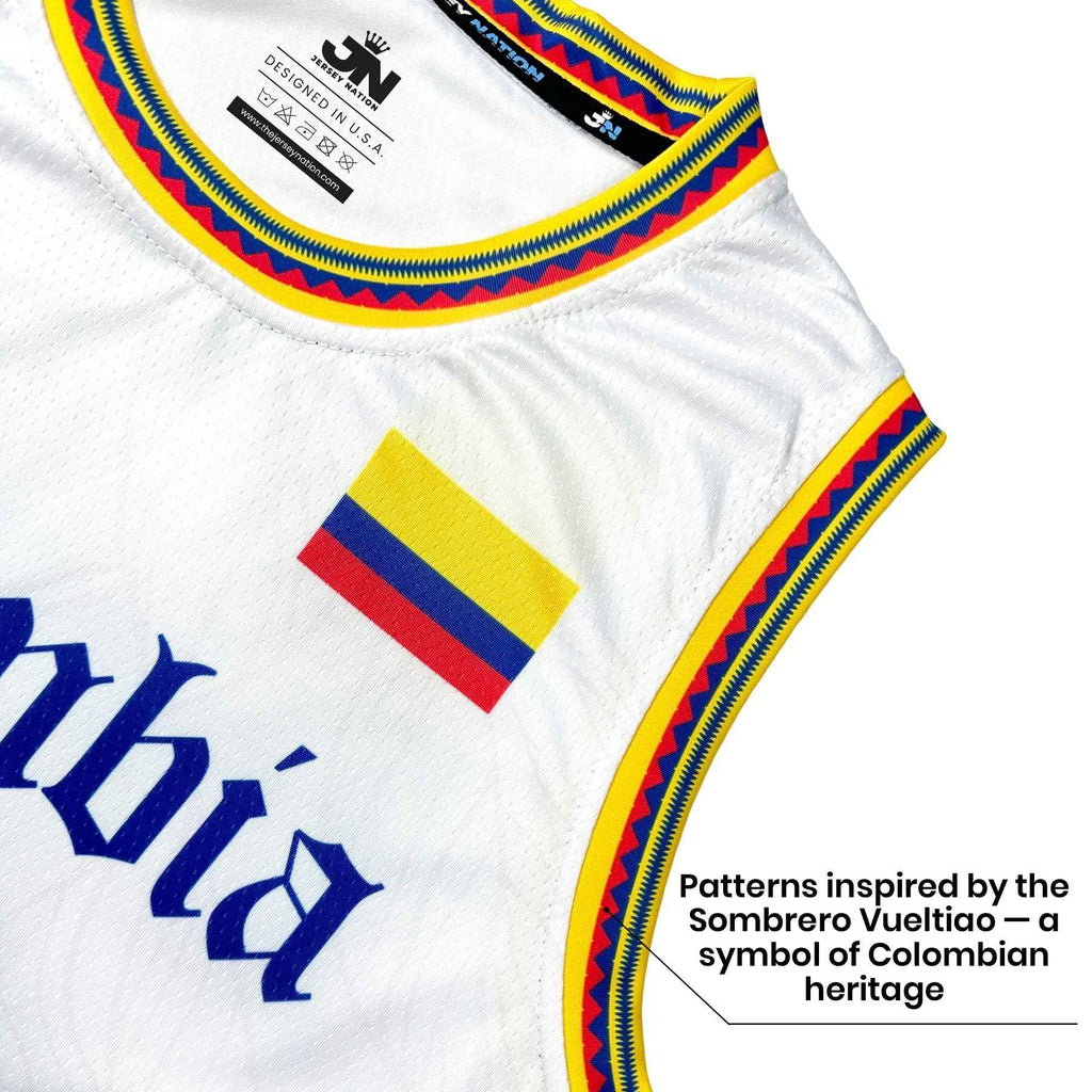 Colombia Heritage Custom Basketball Jersey