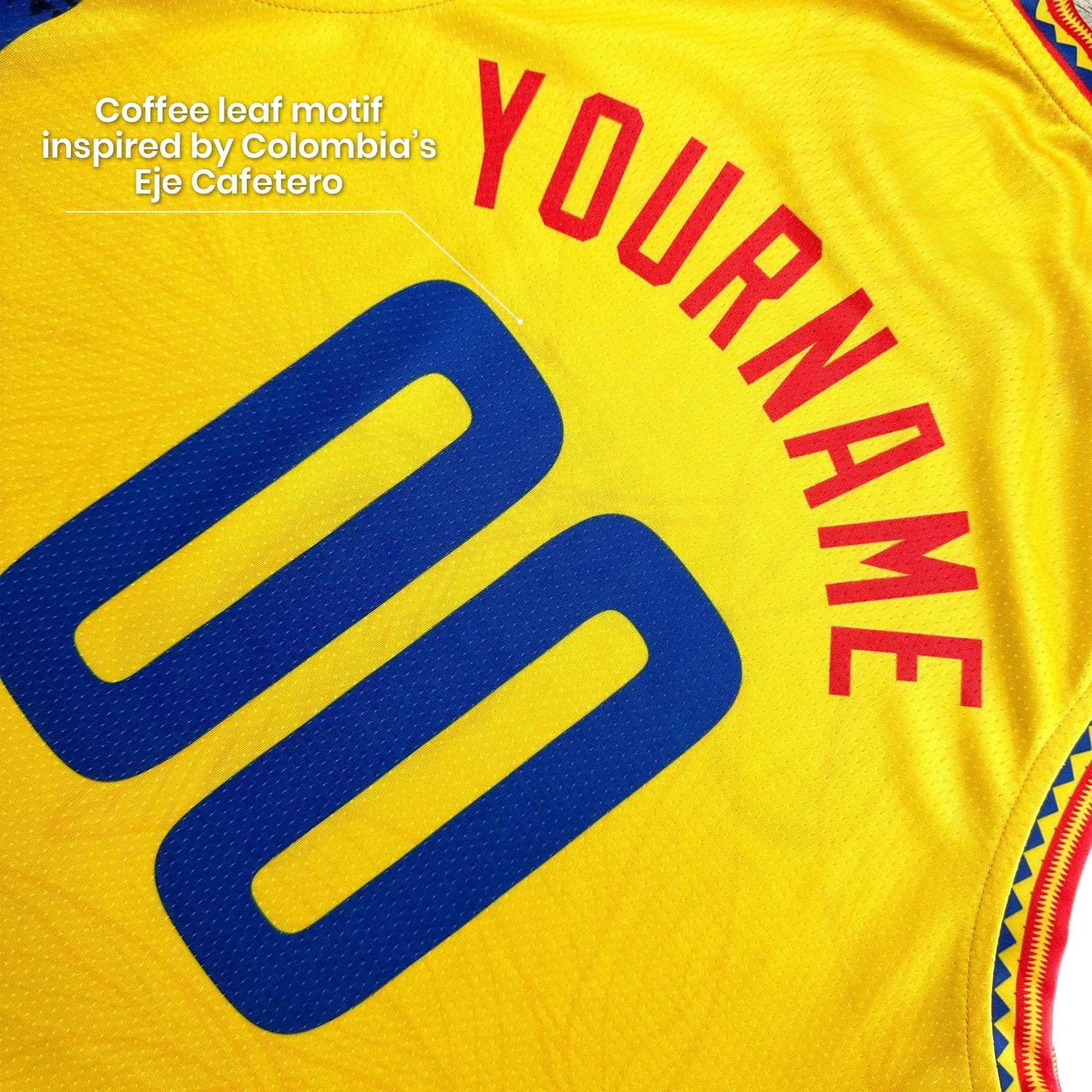 Colombia Heritage Custom Basketball Jersey