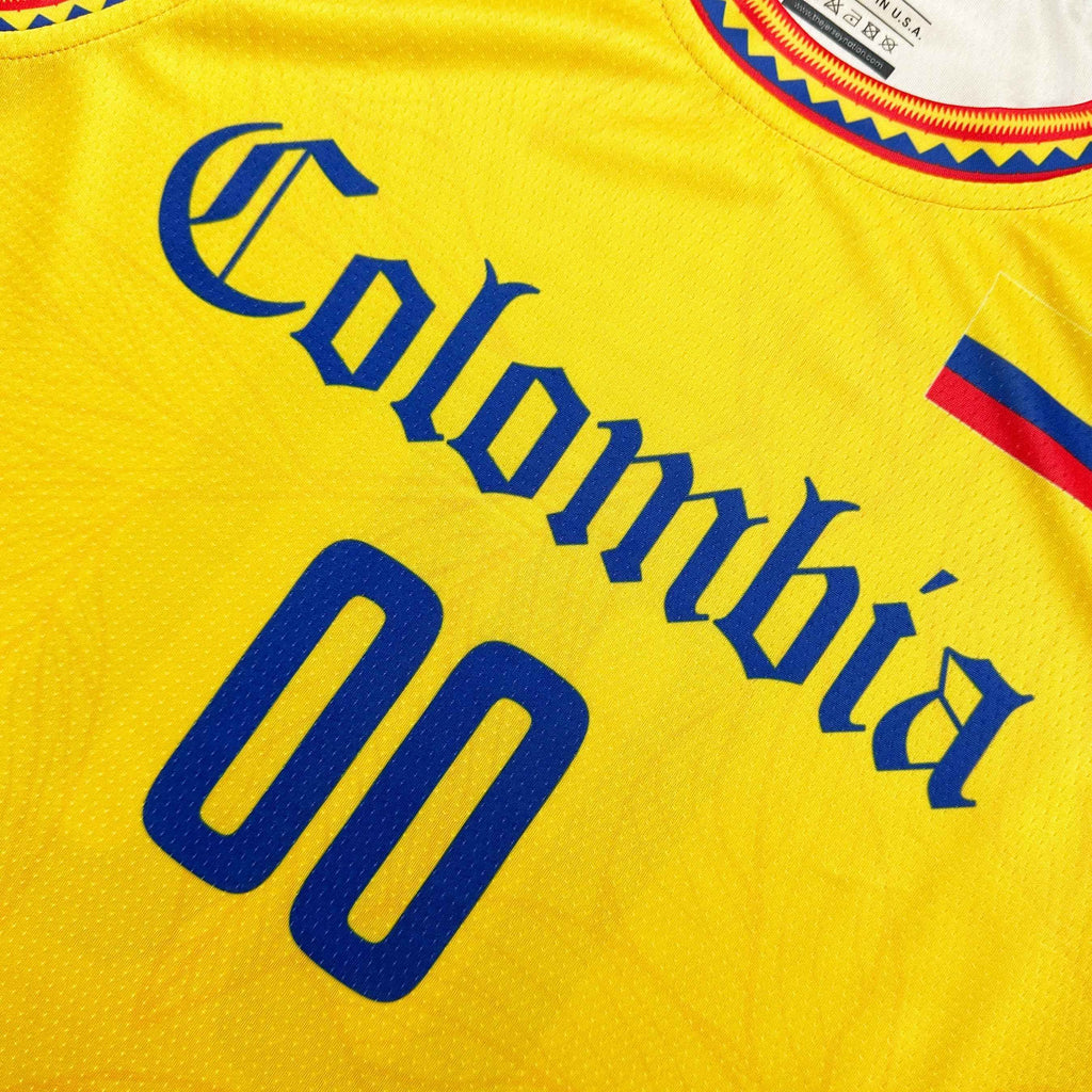 Colombia Heritage Custom Basketball Jersey