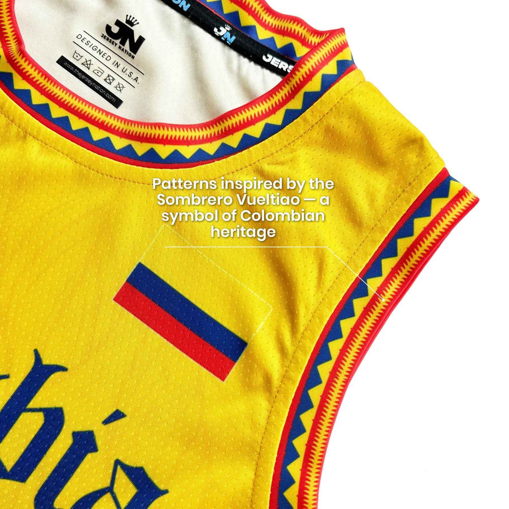 Colombia Heritage Custom Basketball Jersey