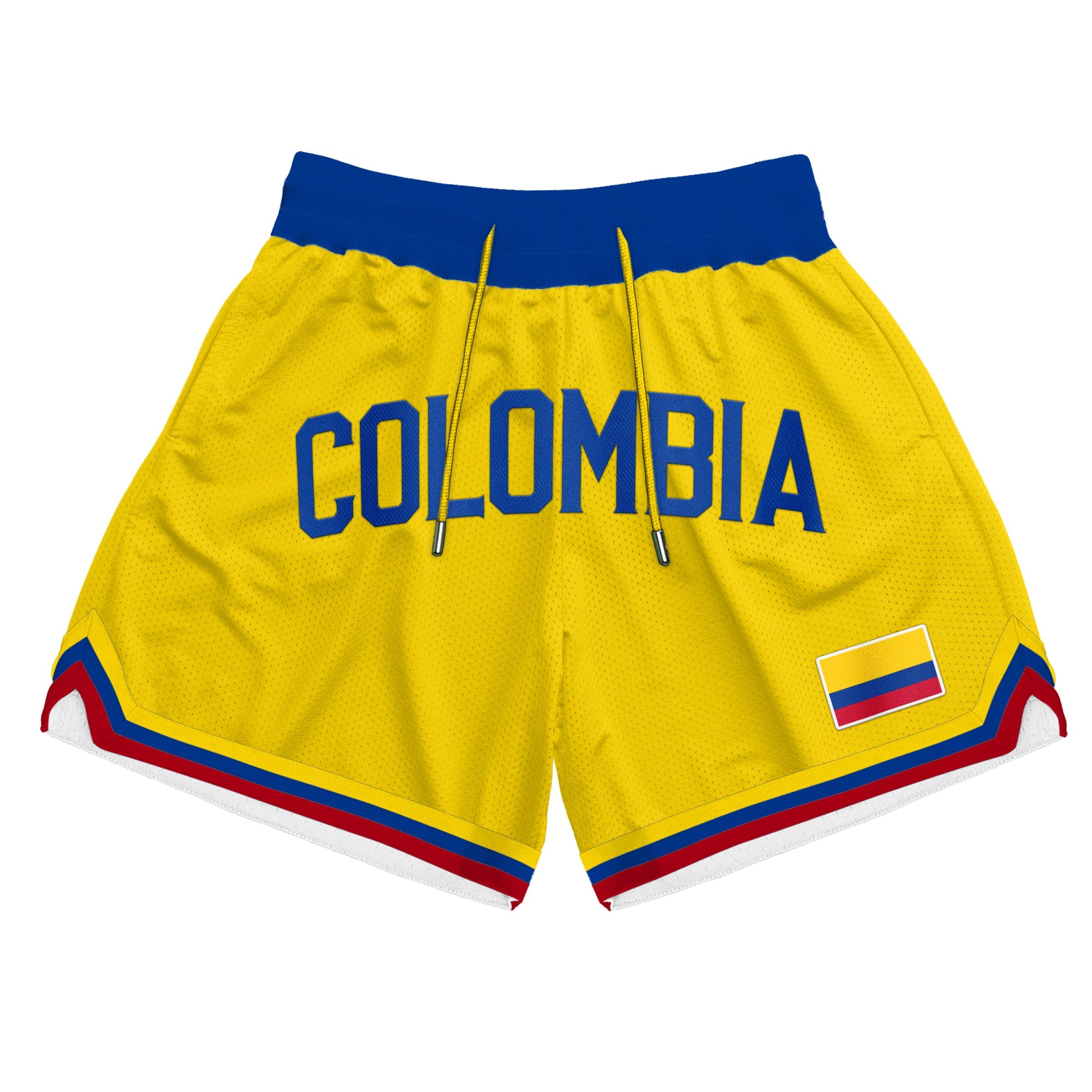 Colombia Yellow Heritage Basketball Shorts