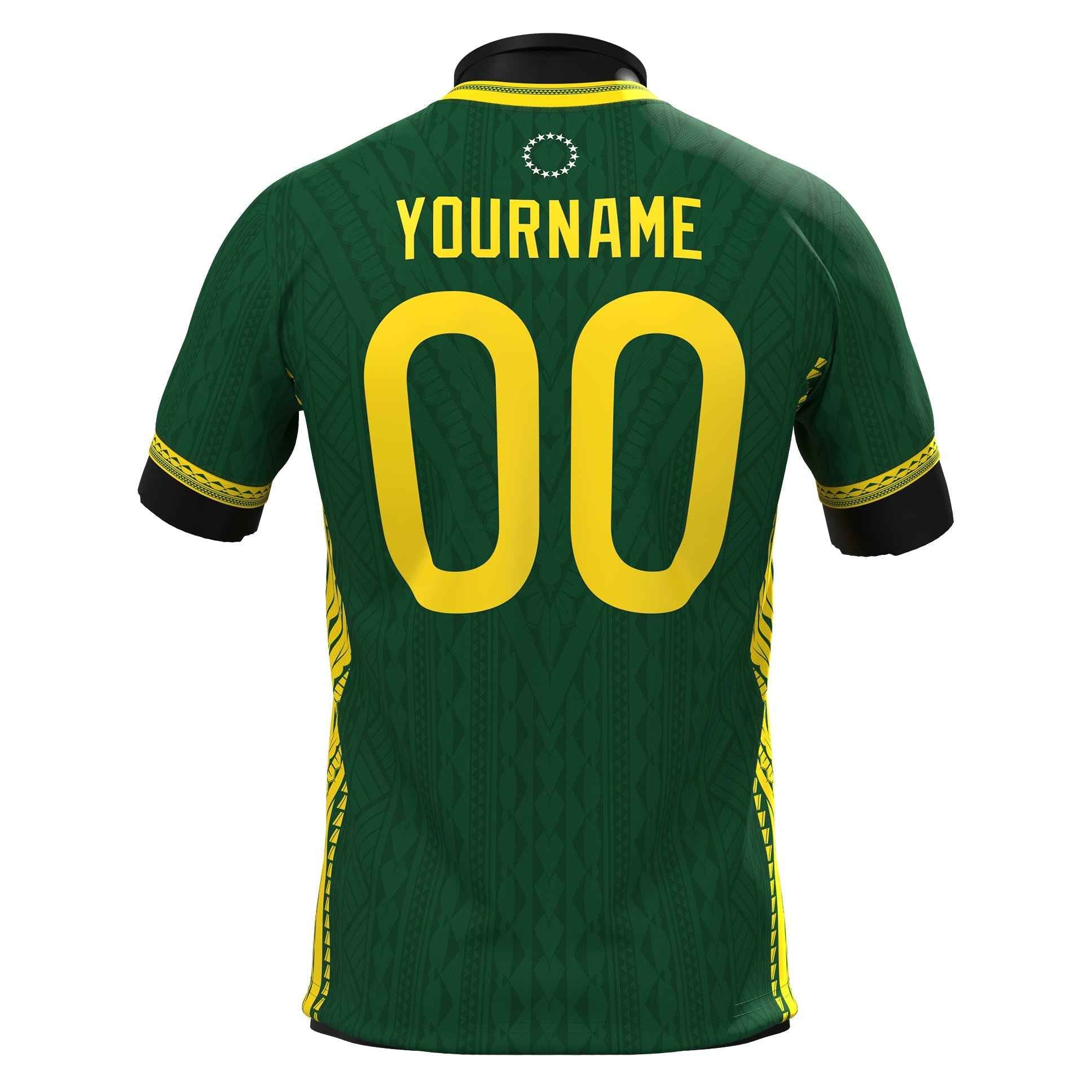 Cook Islands Heritage Custom Football Jersey