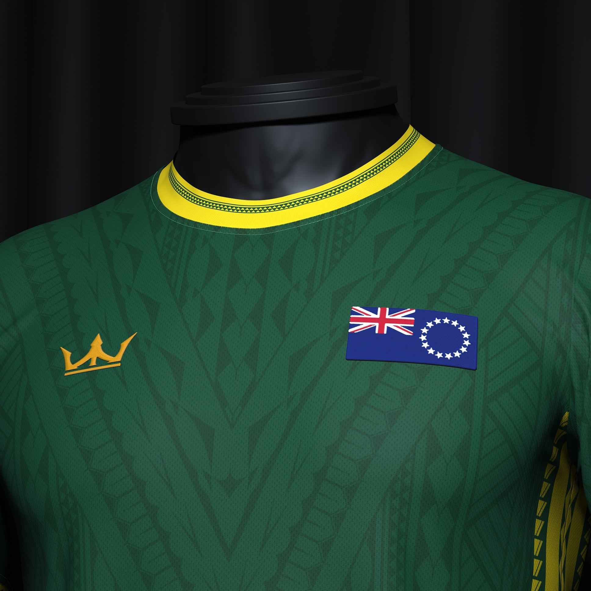 Cook Islands Heritage Custom Football Jersey
