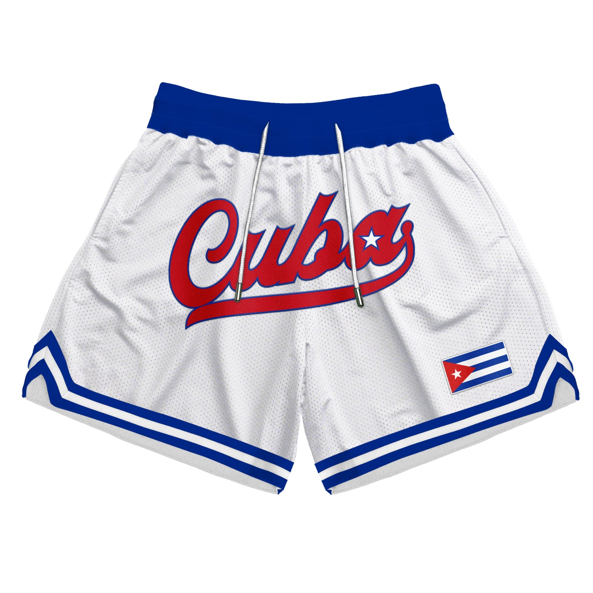 Cuba Heritage Basketball Shorts White