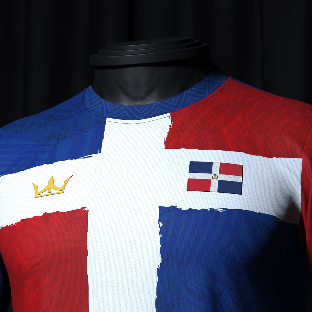 Dominican Republic Heritage Custom Football Jersey