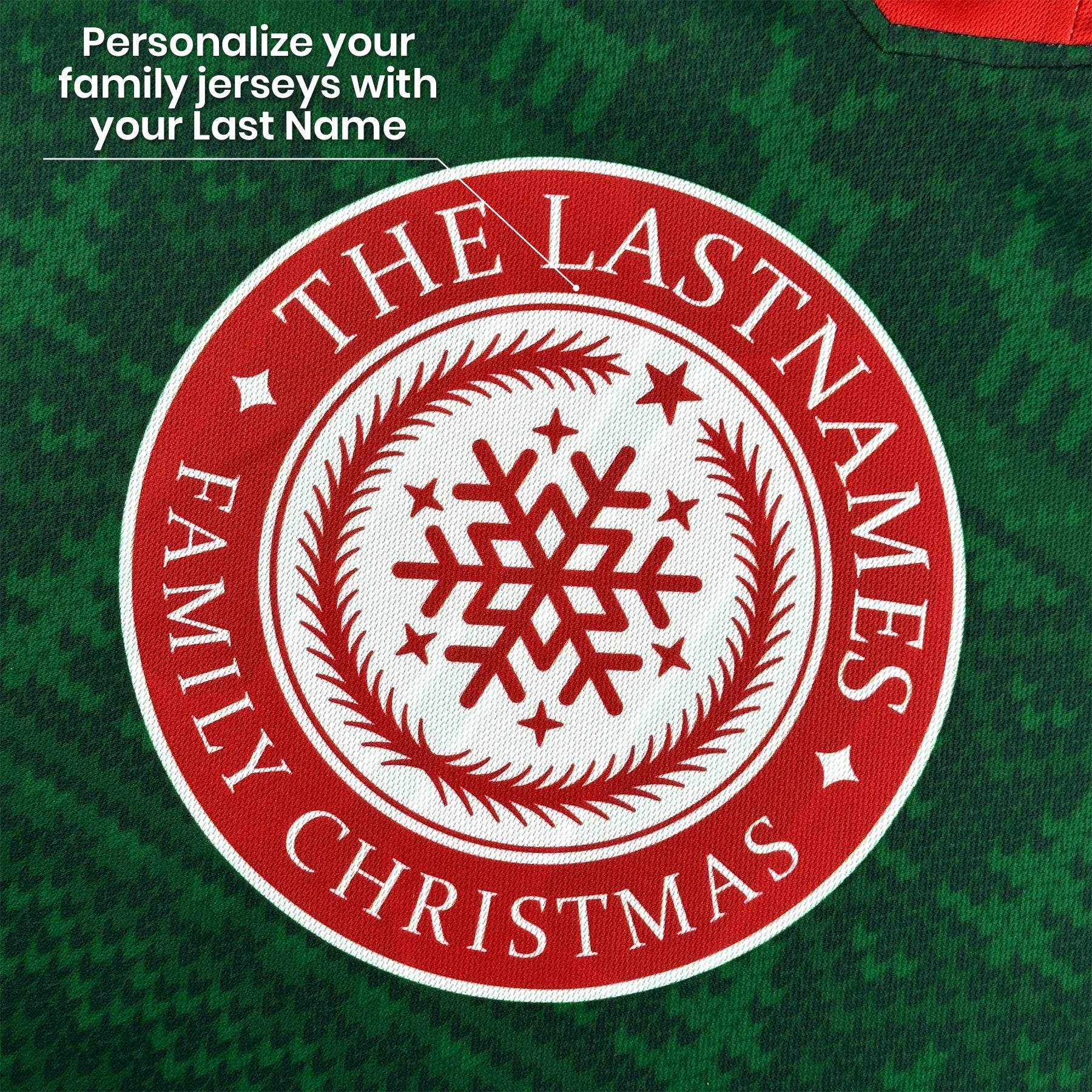 Family Christmas Custom Hockey Jersey