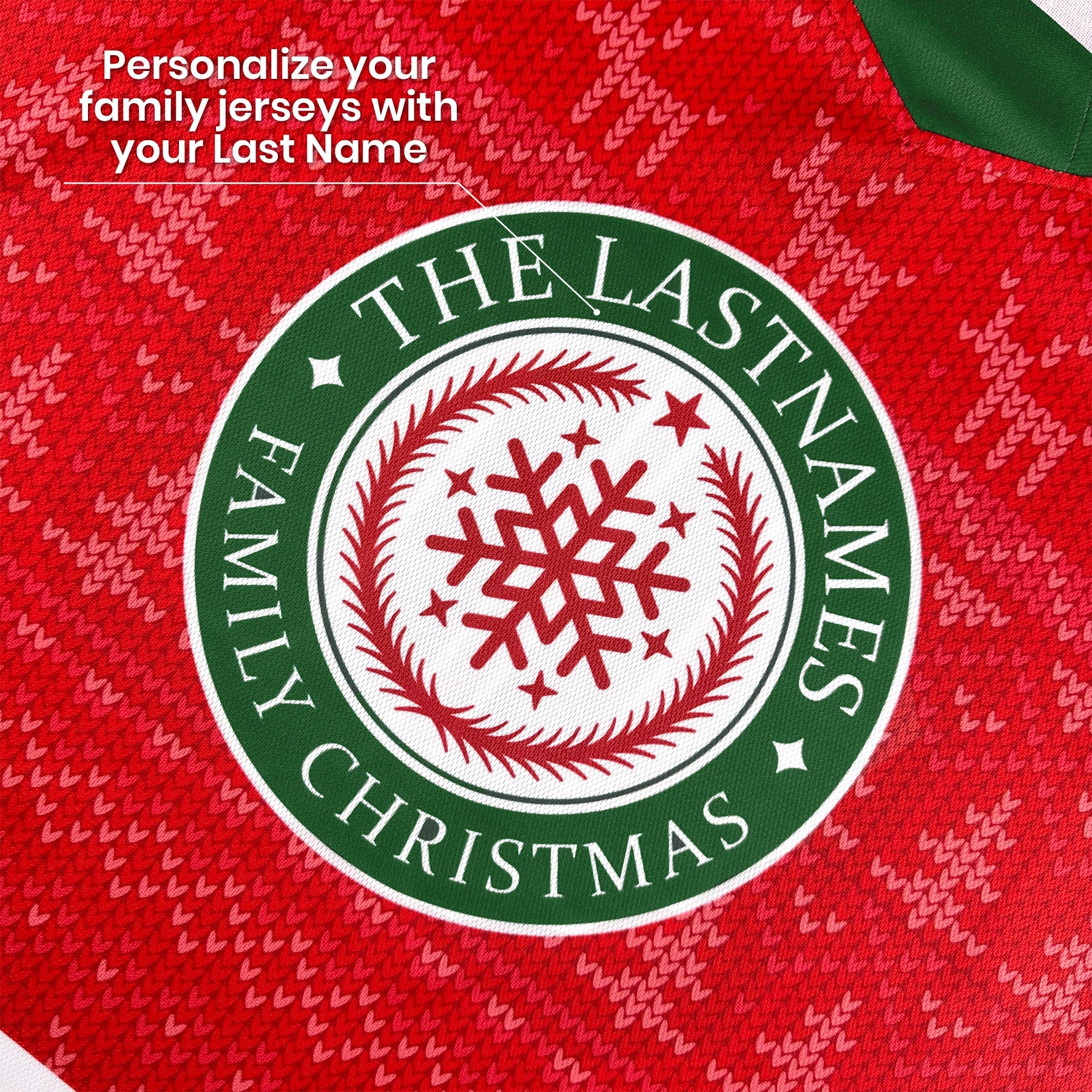 Family Christmas Custom Hockey Jersey