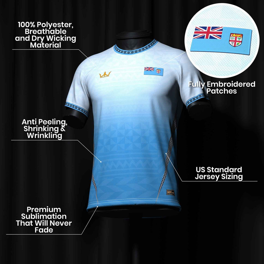 Fiji Heritage Custom Football Jersey