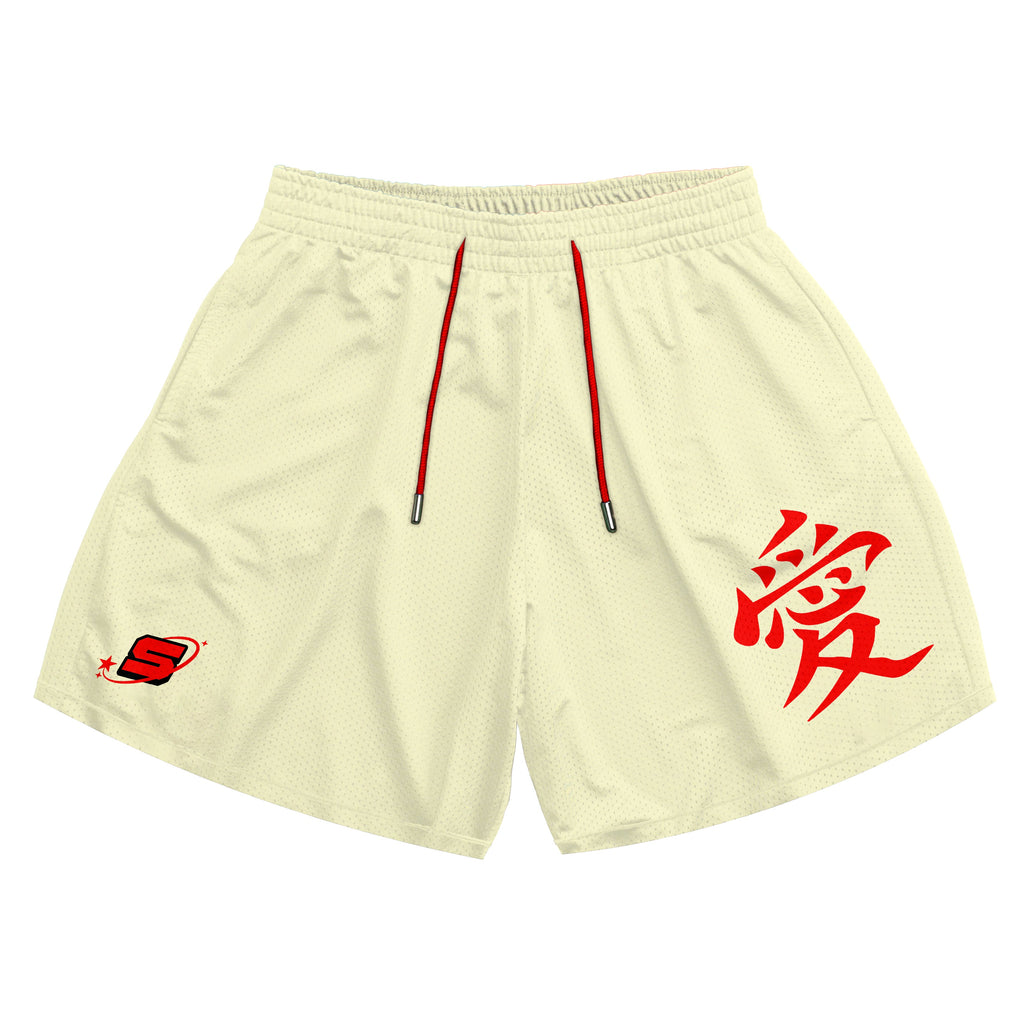 Sand Anime Mesh Shorts