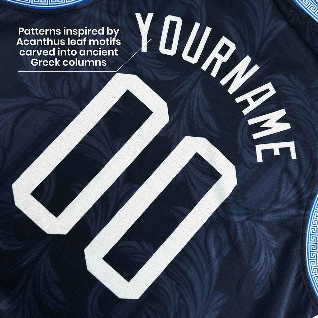 Greece Heritage Custom Basketball Jersey