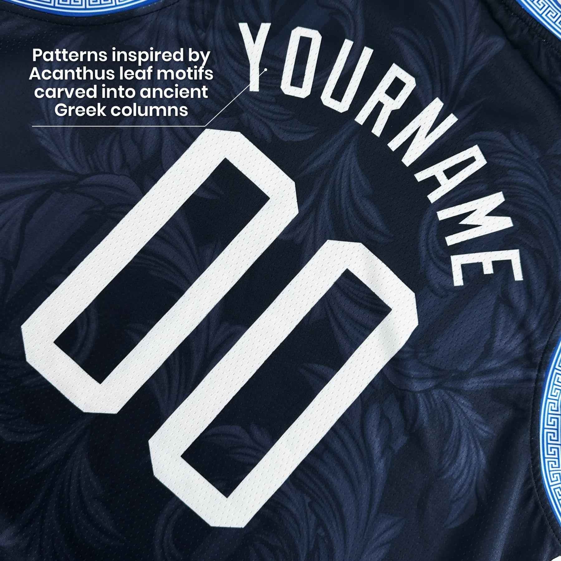 Greece Heritage Custom Basketball Jersey