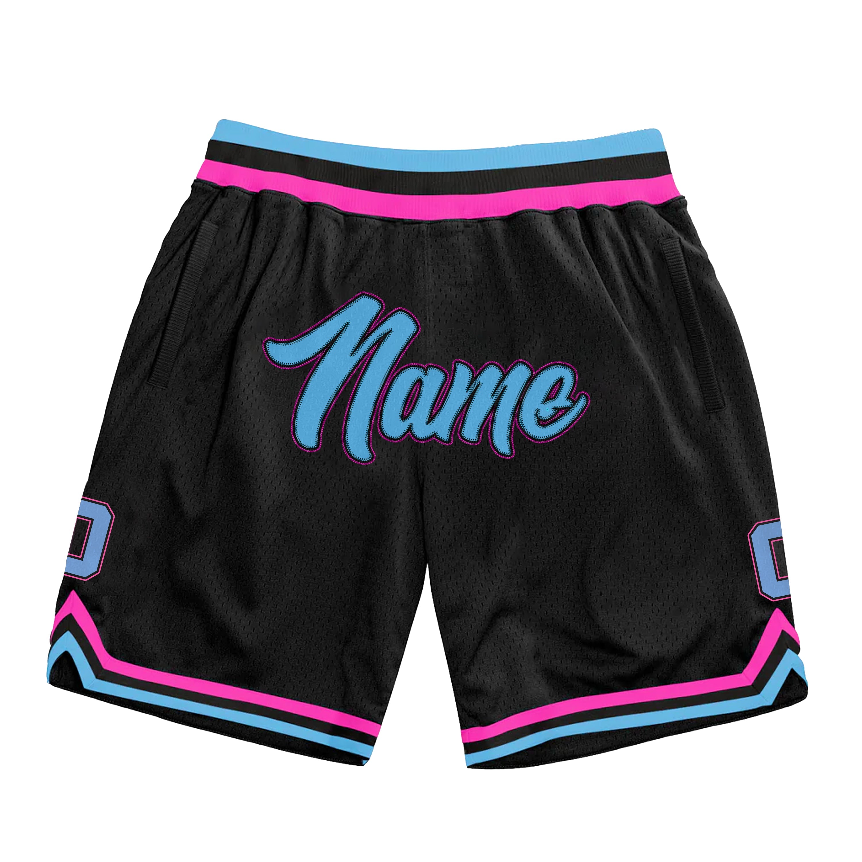 Black Vice City Custom Basketball Shorts
