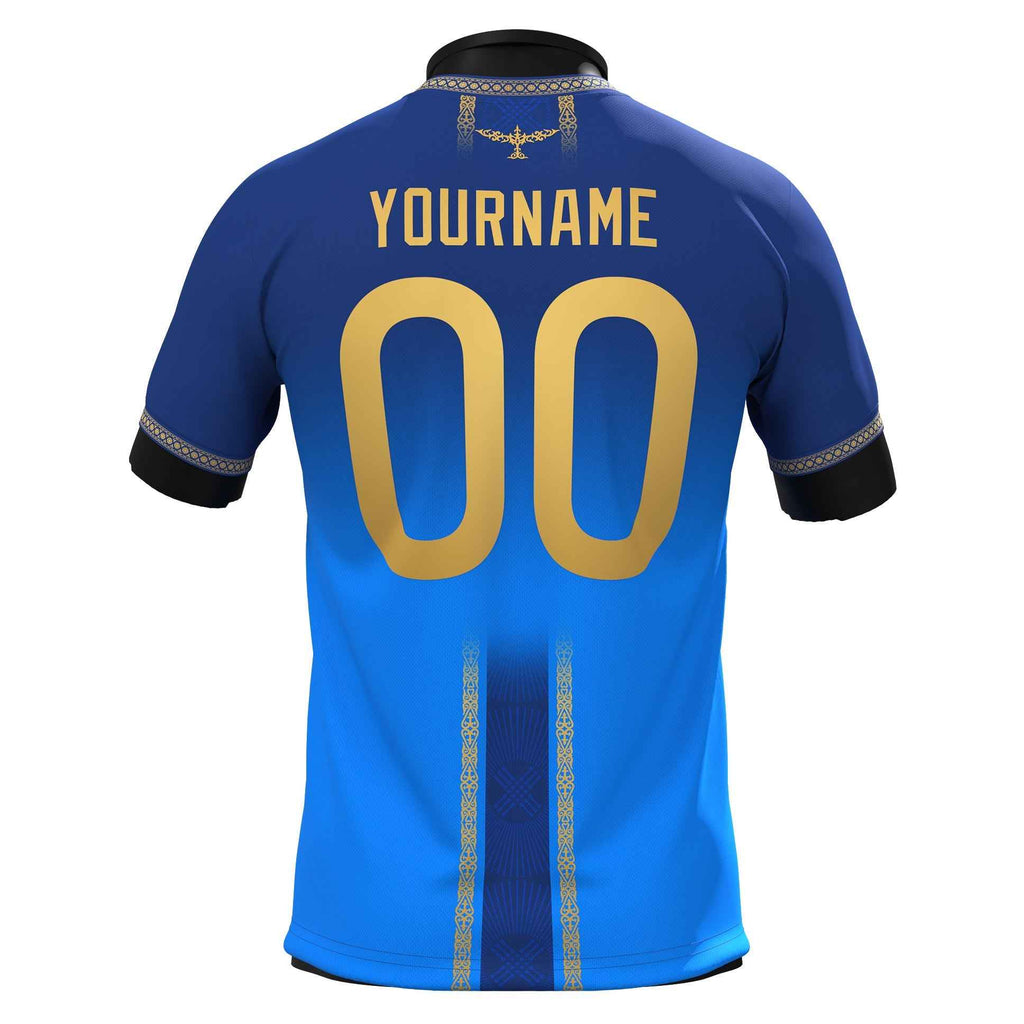 Kazakhstan Heritage Custom Football Jersey