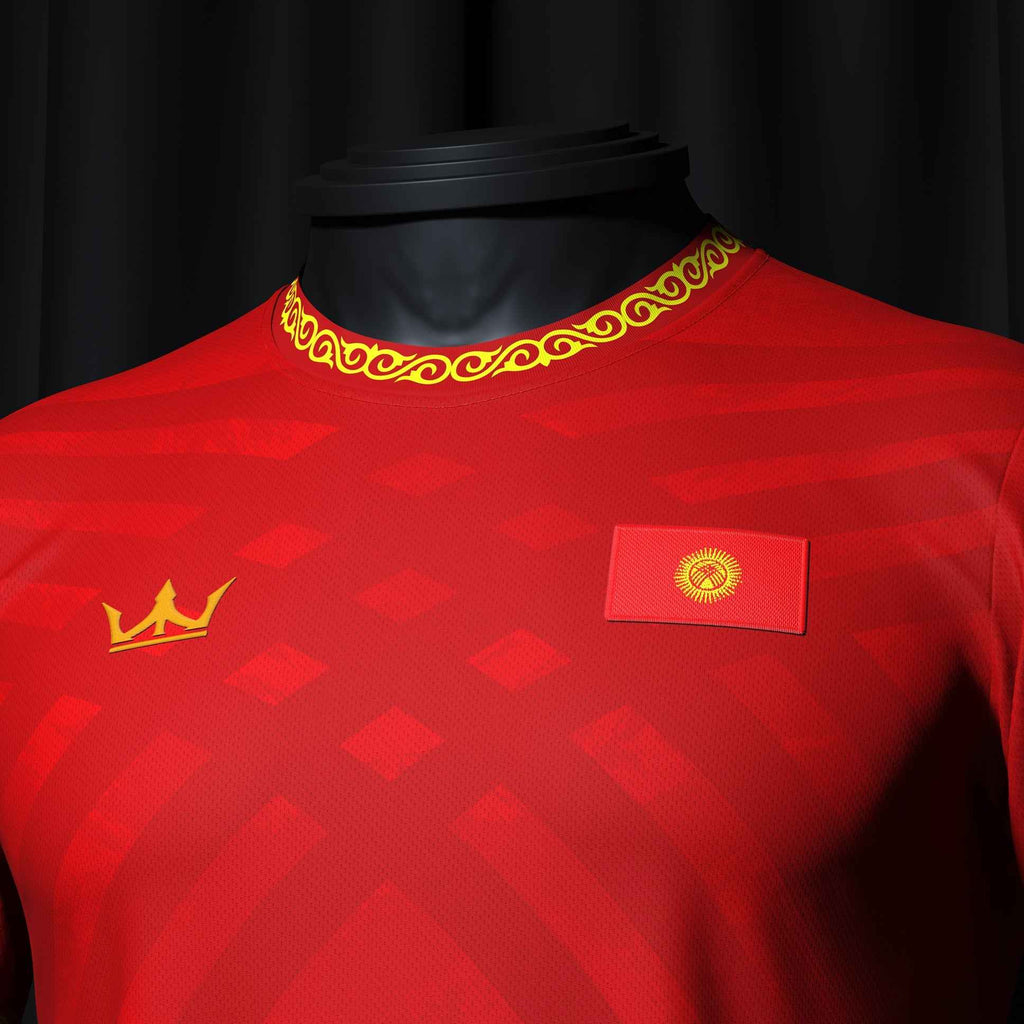 Kyrgyzstan Heritage Custom Football Jersey