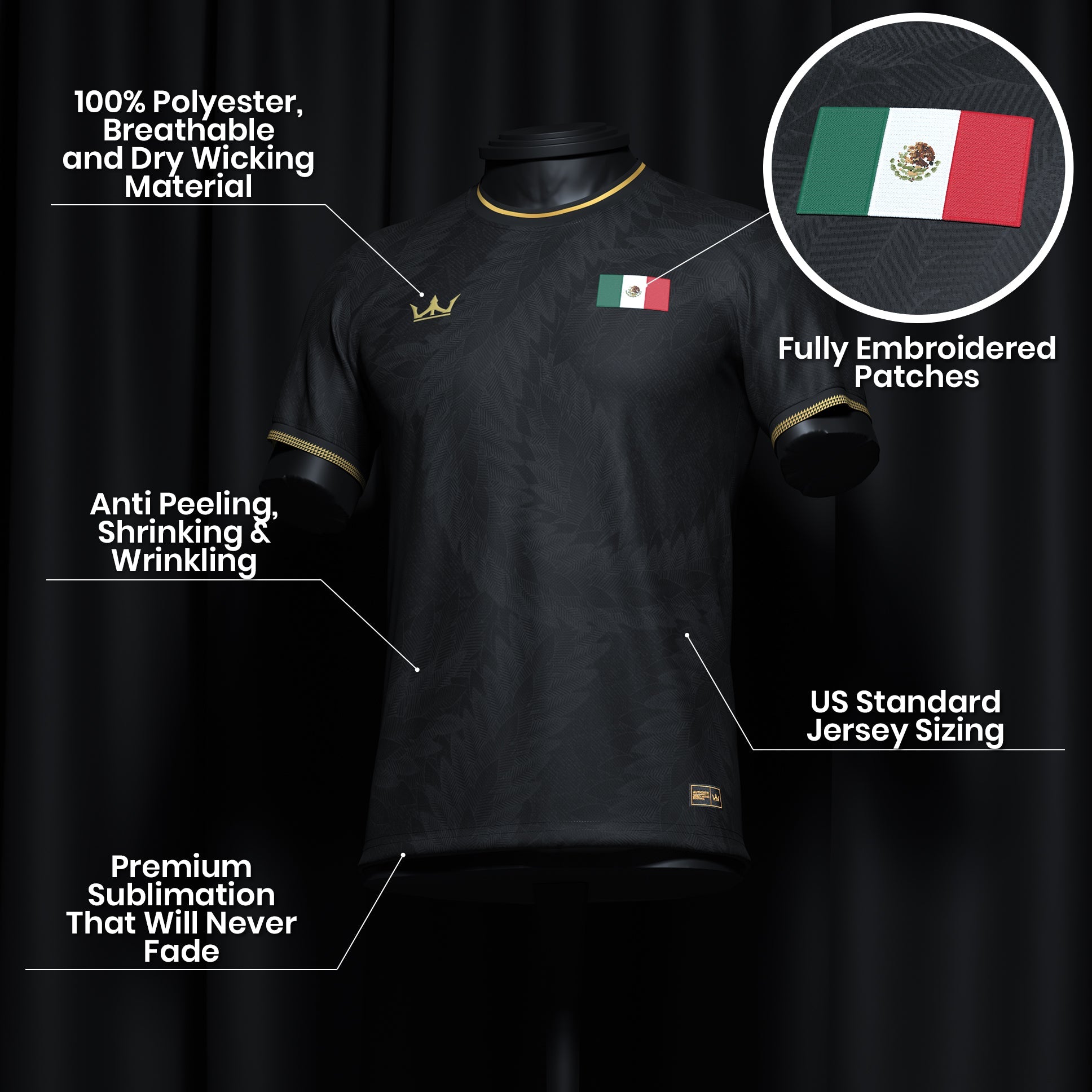 Mexico Heritage Custom Football Jersey
