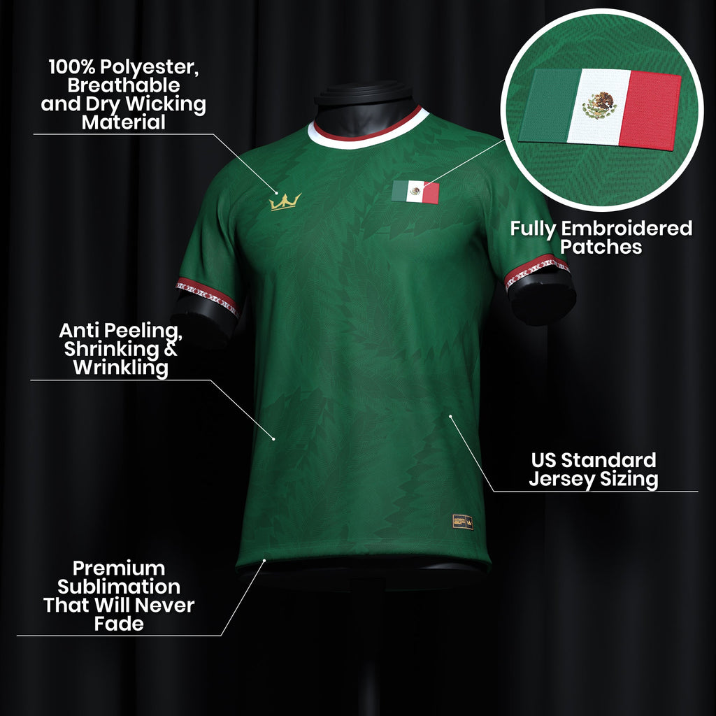 Mexico Heritage Custom Football Jersey