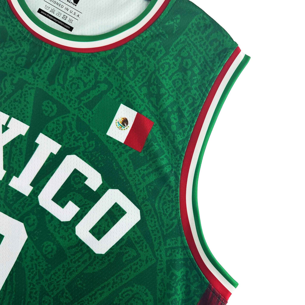 Mexico Heritage Custom Basketball Jersey
