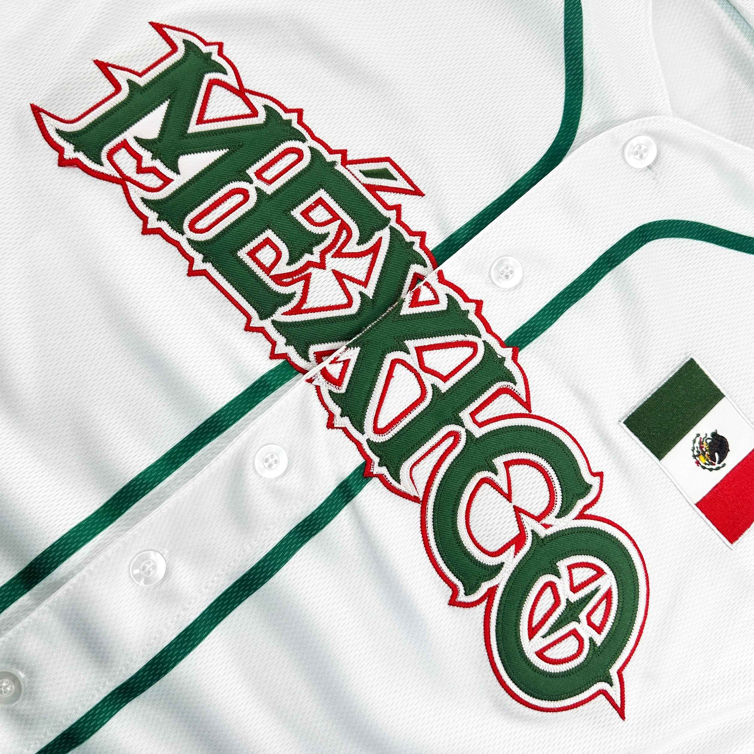Mexico Heritage Custom Baseball Jersey