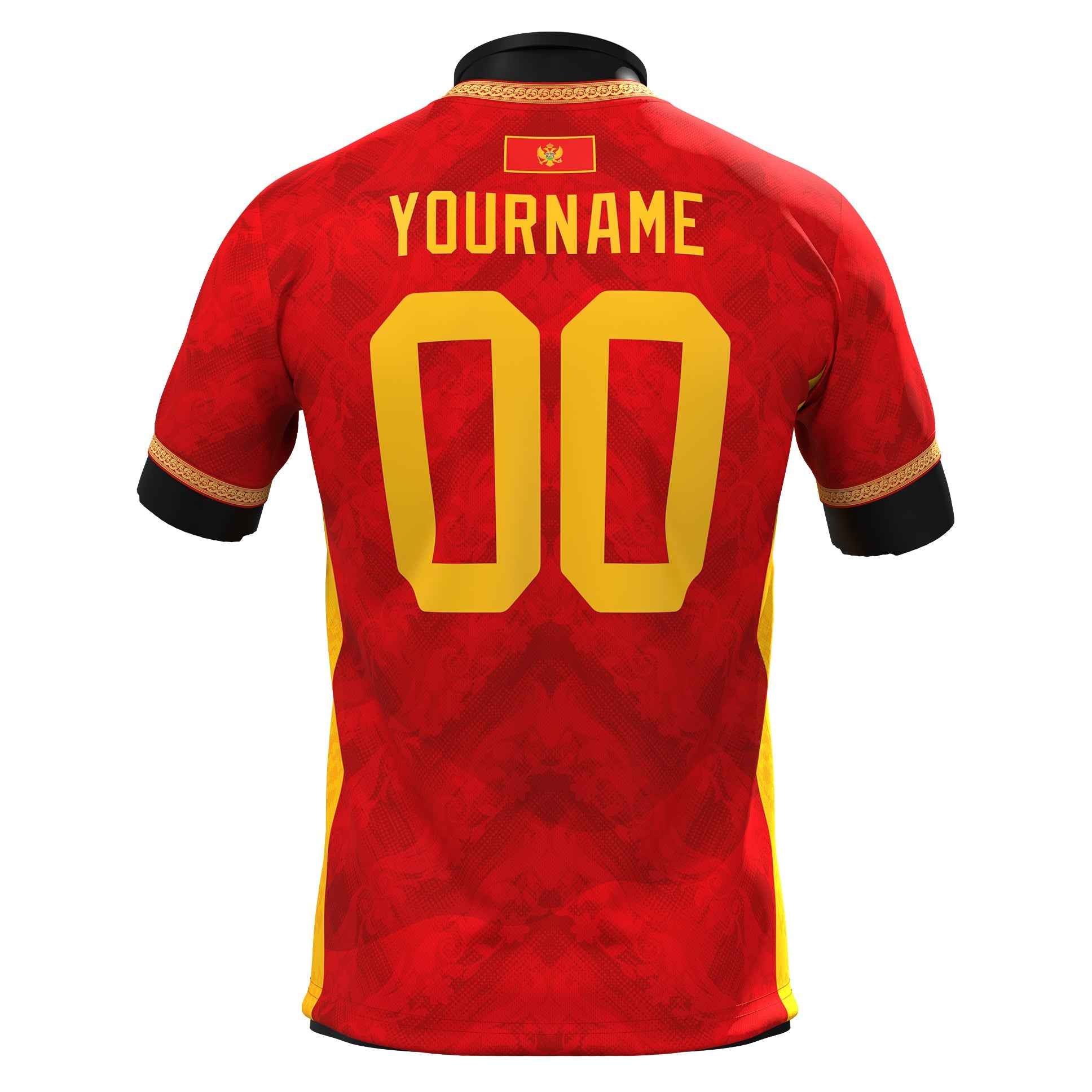 Montenegro Heritage Custom Football Jersey