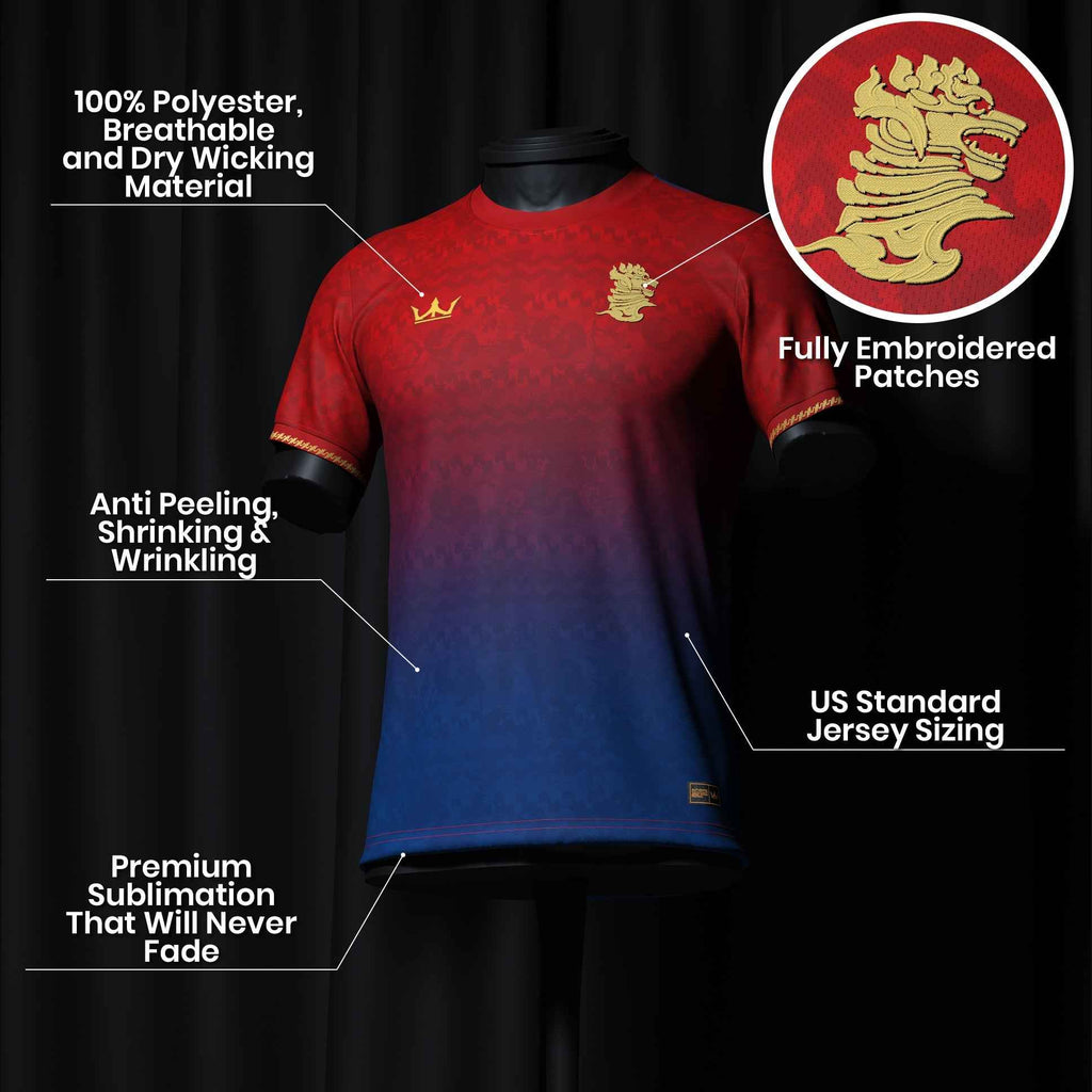 Myanmar Heritage Custom Football Jersey