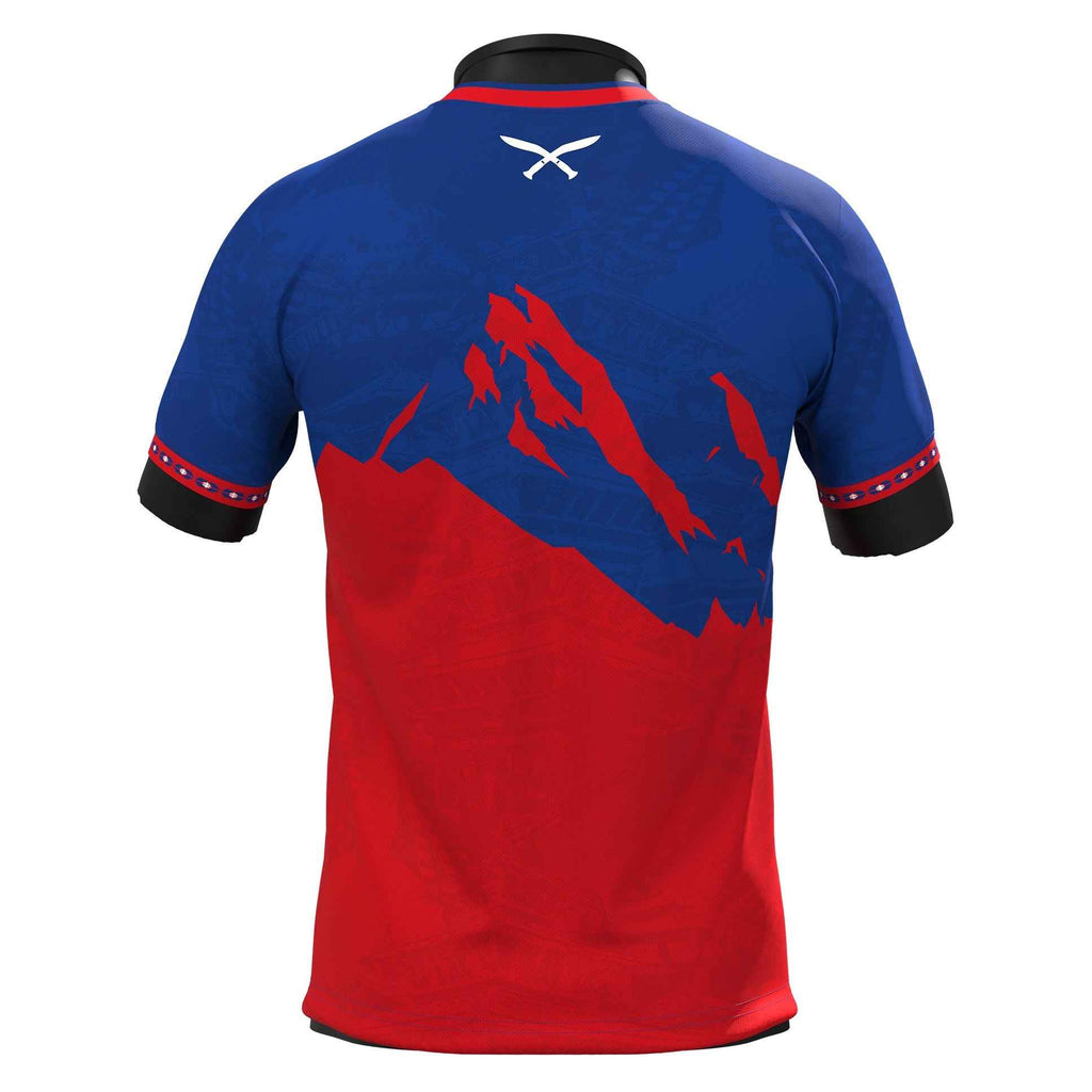Nepal Heritage Custom Football Jersey