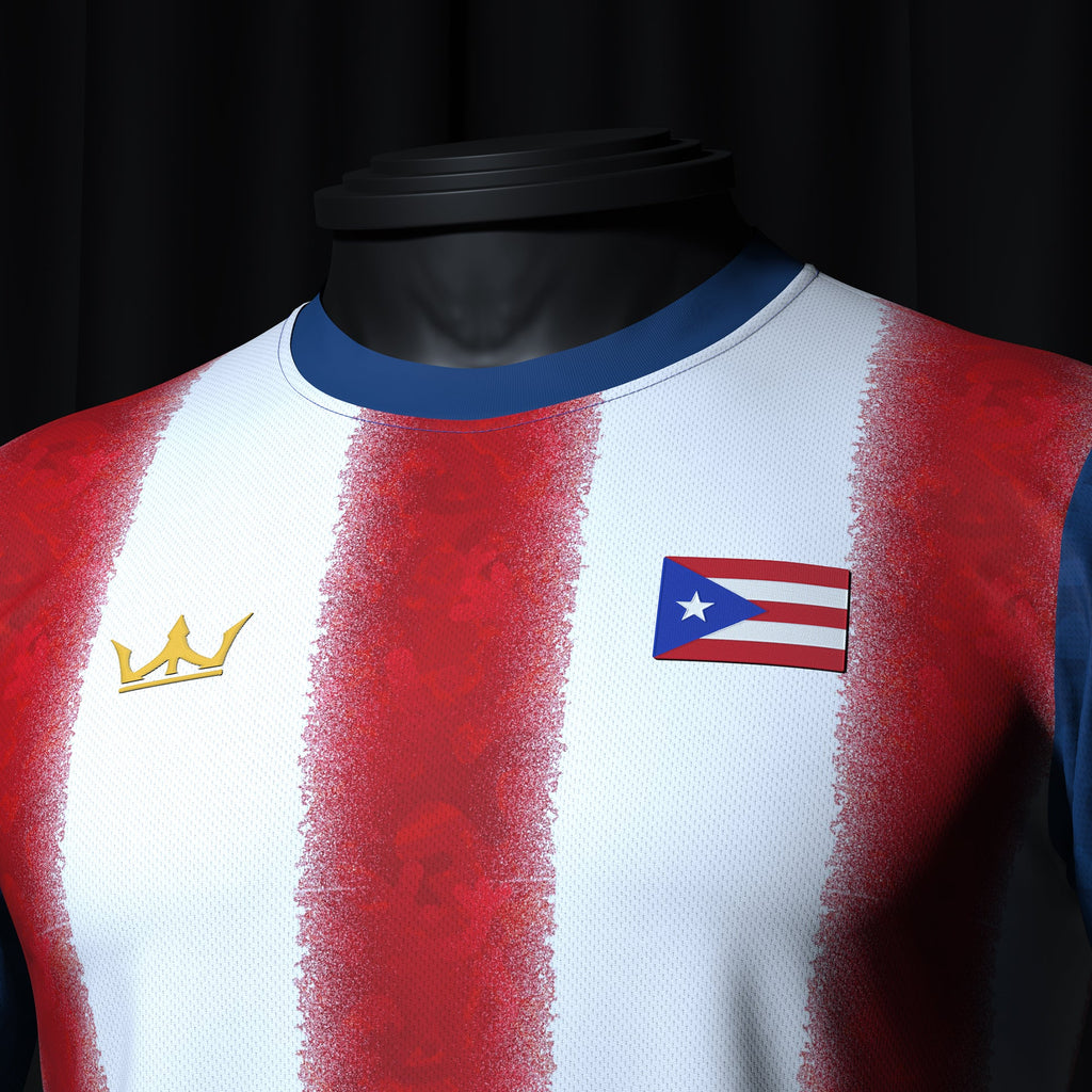 Puerto Rico Heritage Custom Football Jersey