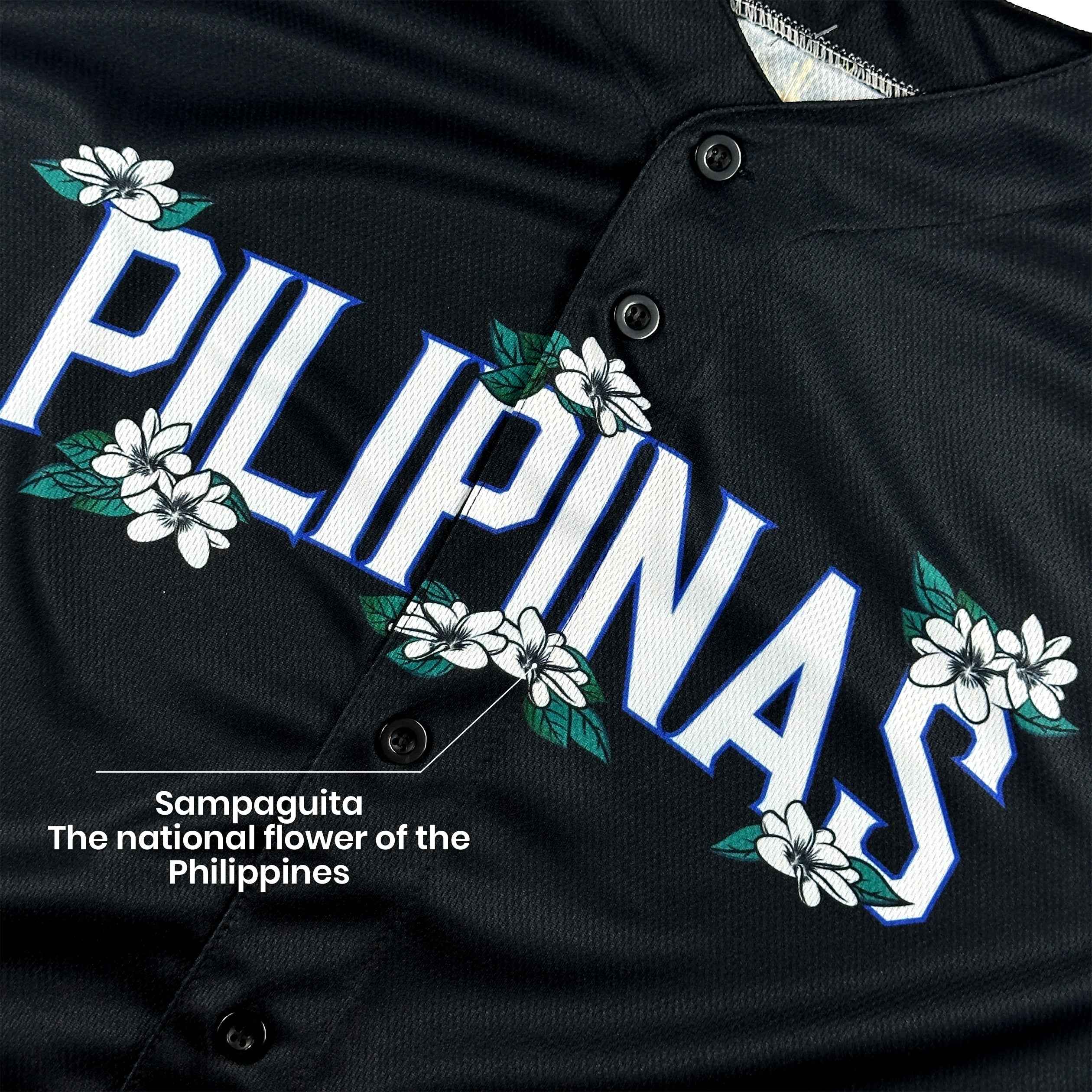 Philippines 'Sampaguita' Baseball Jersey