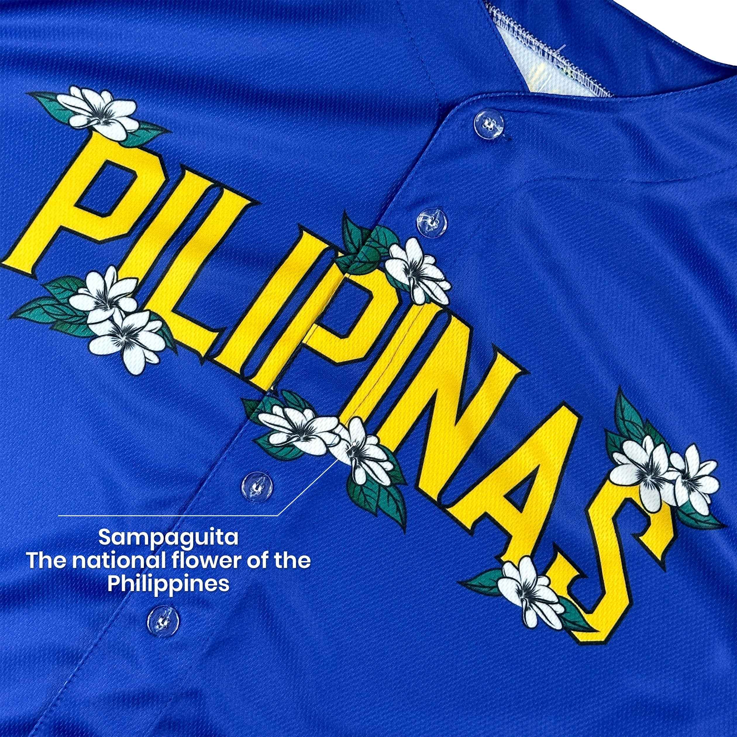 Philippines 'Sampaguita' Baseball Jersey