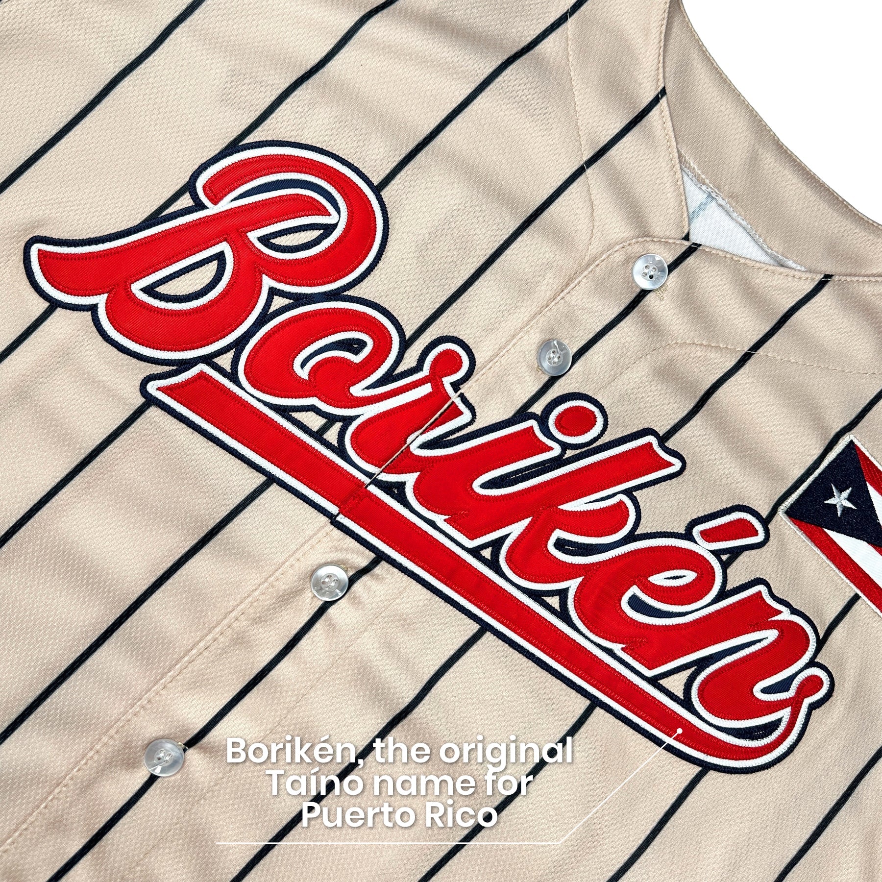 Puerto Rico Heritage Custom Baseball Jersey