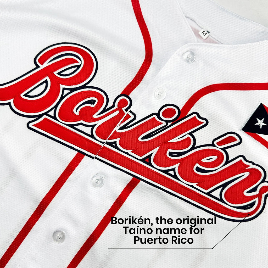 Puerto Rico Heritage Custom Baseball Jersey