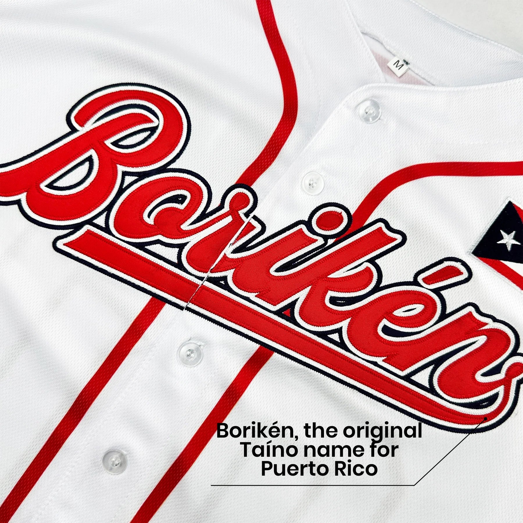 Puerto Rico Heritage Custom Baseball Jersey
