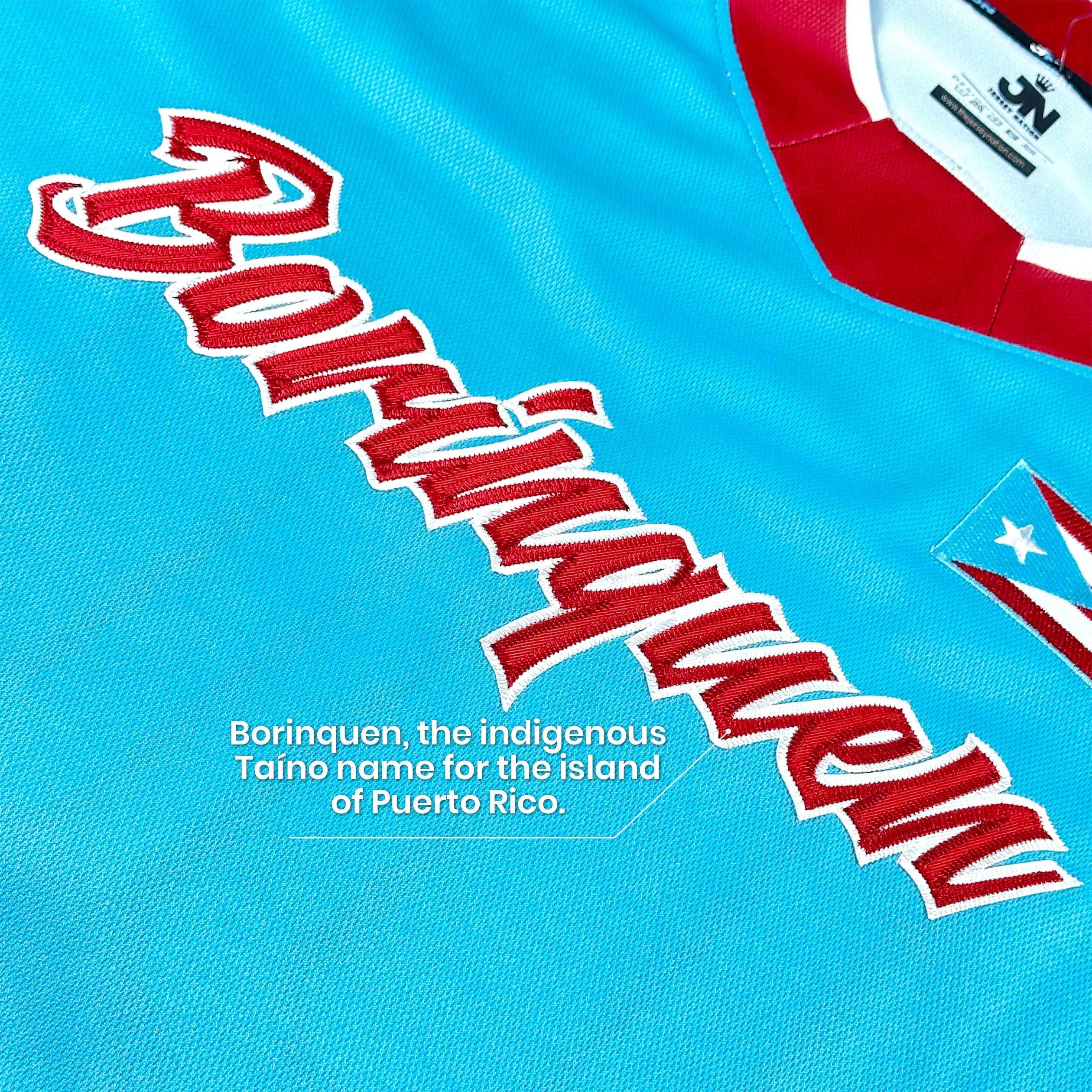 Puerto Rico Heritage Custom Hockey Jersey