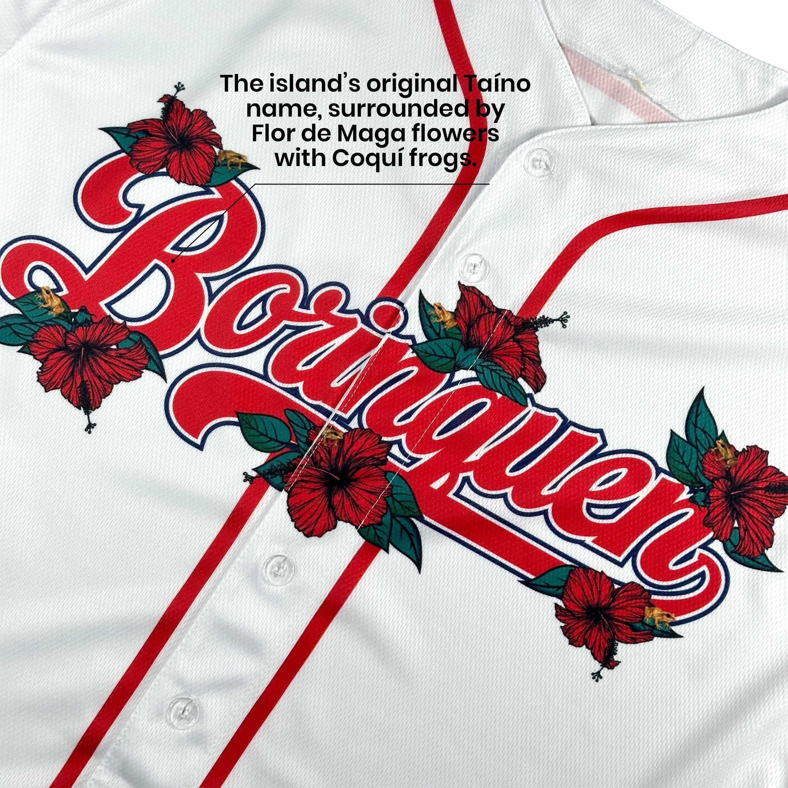 Puerto Rico 'Flor de Maga' Baseball Jersey