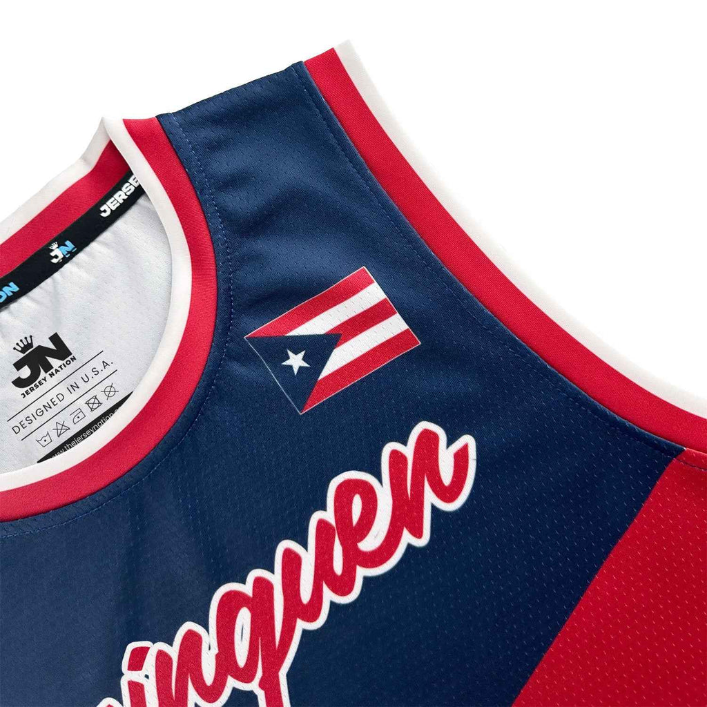 Puerto Rico Heritage Custom Basketball Jersey