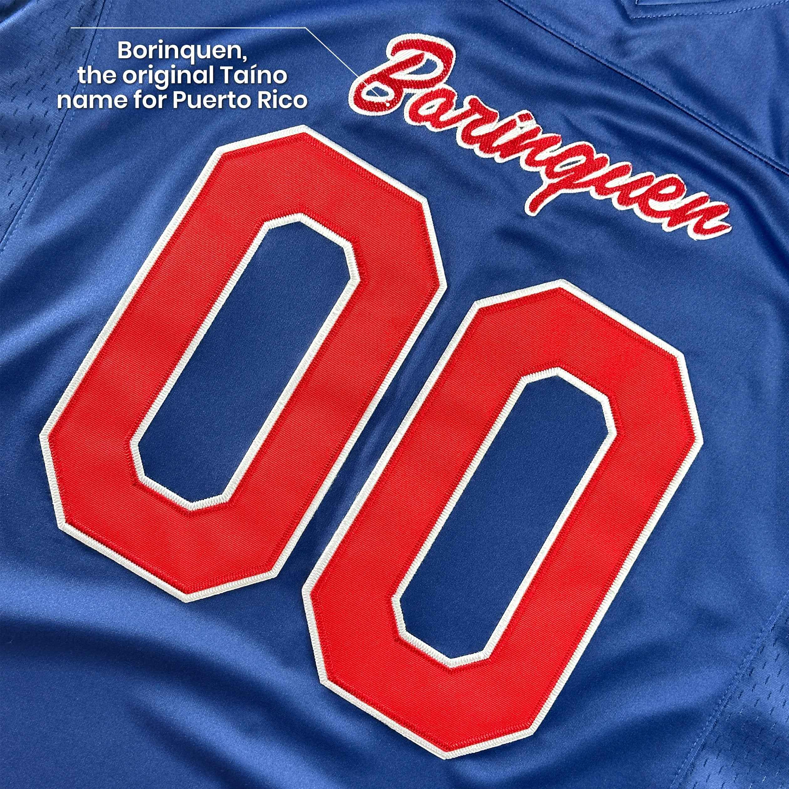 Puerto Rico Heritage Custom Football Jersey