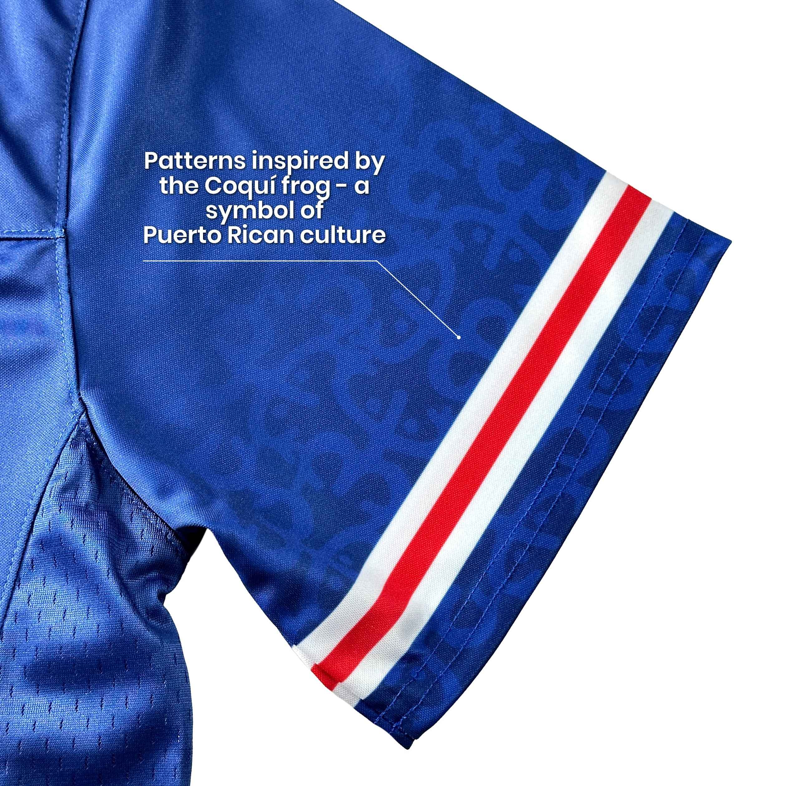 Puerto Rico Heritage Custom Football Jersey