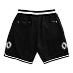 Black-White San Andreas Basketball Shorts